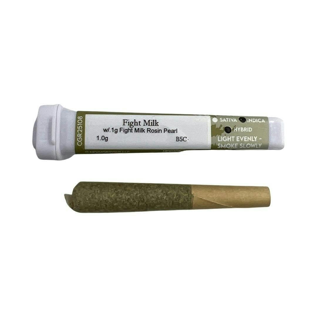 1g Fight Milk w/ .1g Fight Milk Rosin Pearl Pre-Roll - New Horizons - image 1