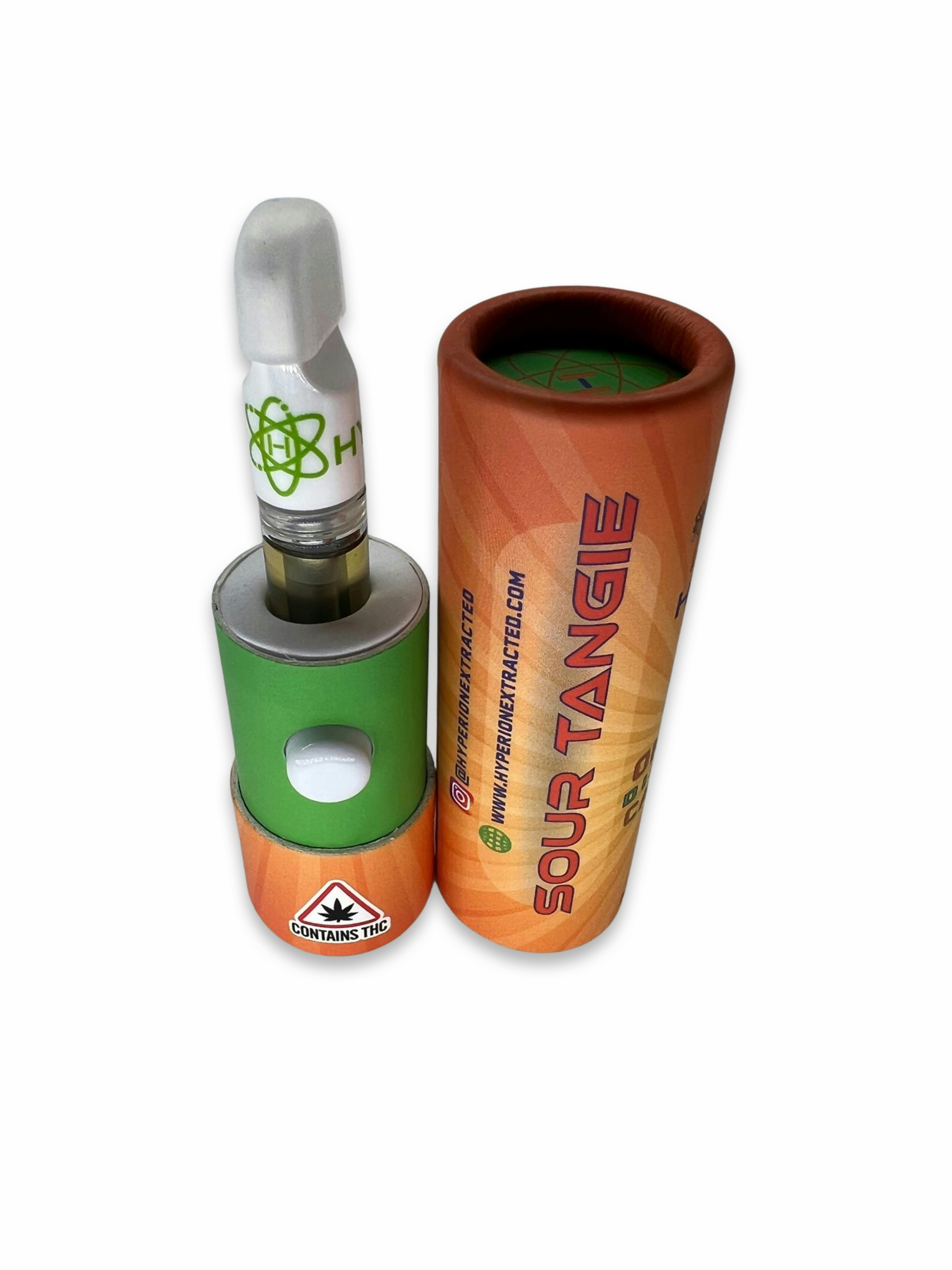 1g Sour Tangie Distillate Cartridge - Hyperion - image 1