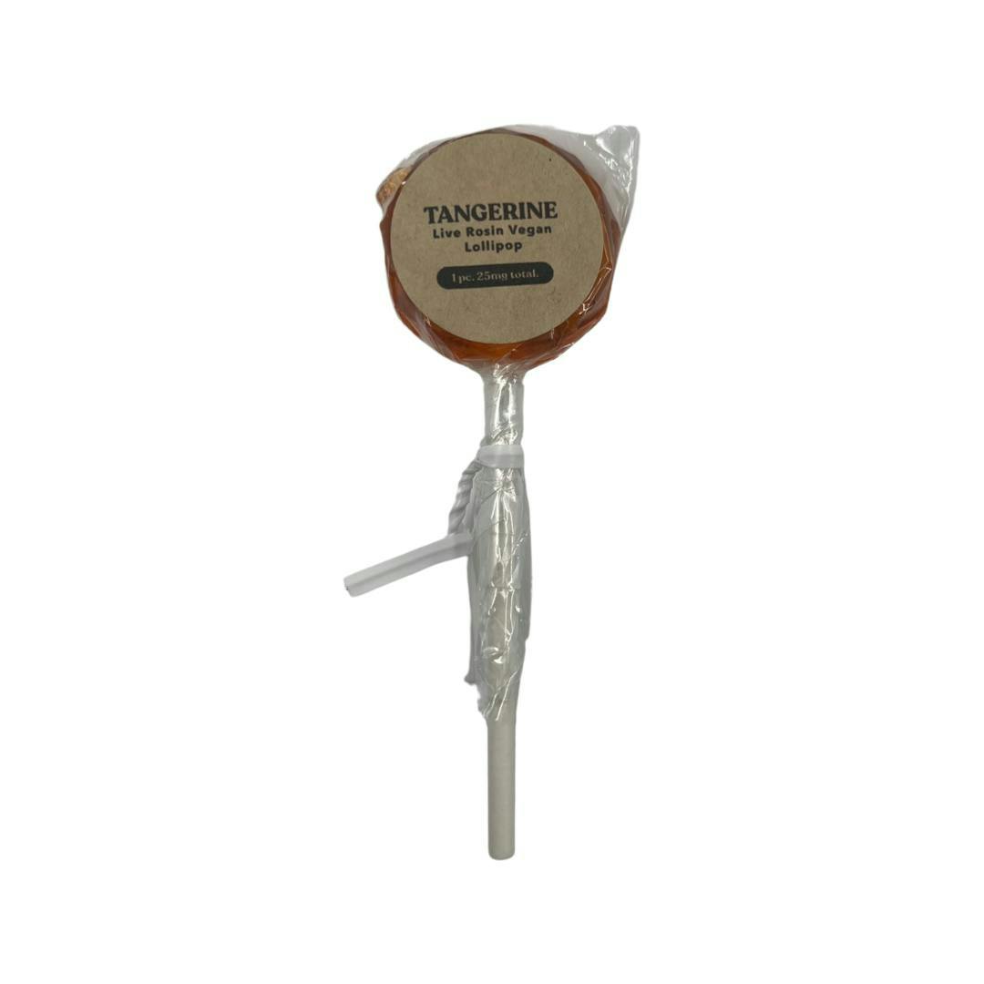 25mg Live Rosin Tangerine Lollipop - image 1
