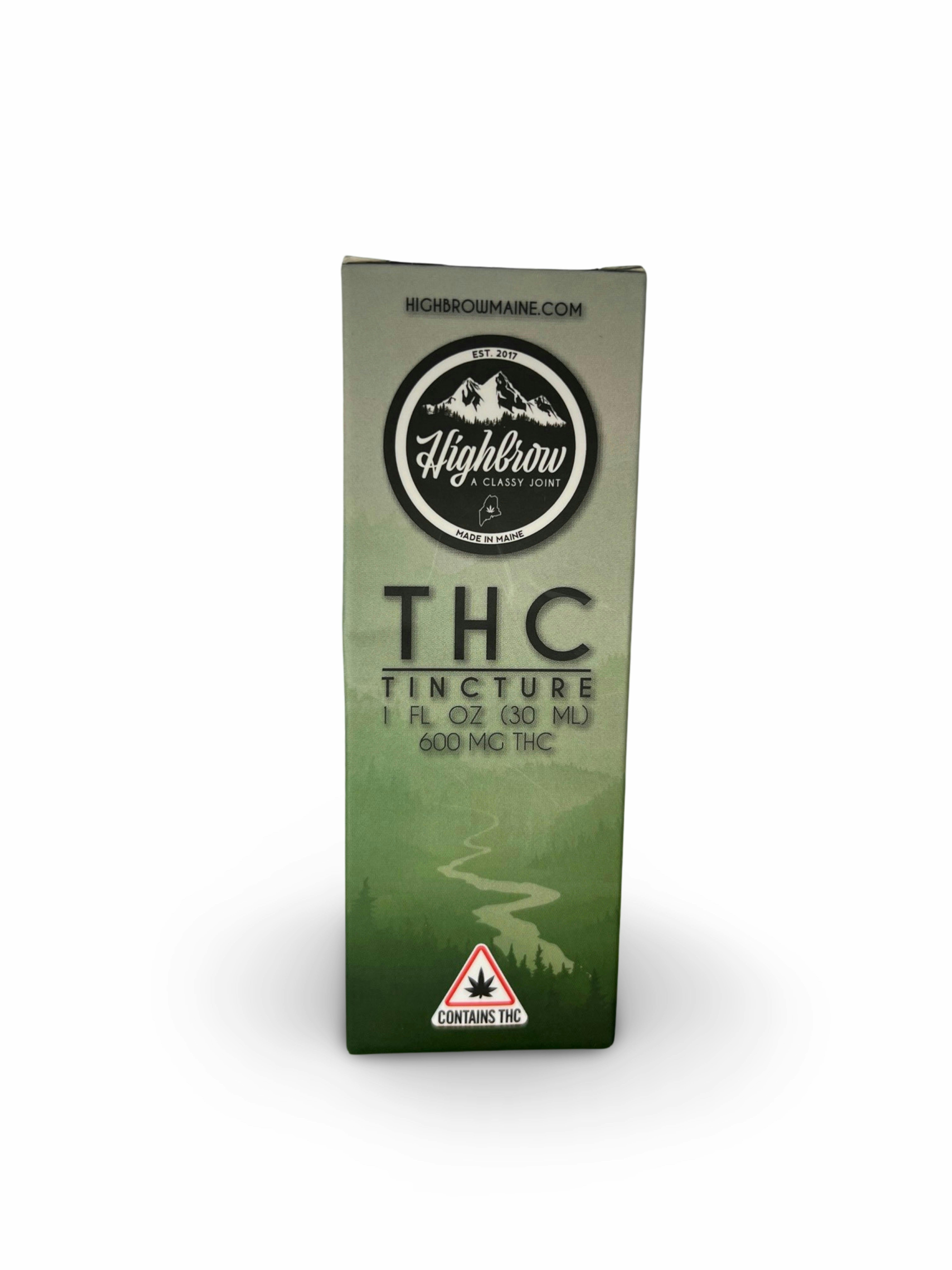 600mg THC Tincture - Highbrow - image 1