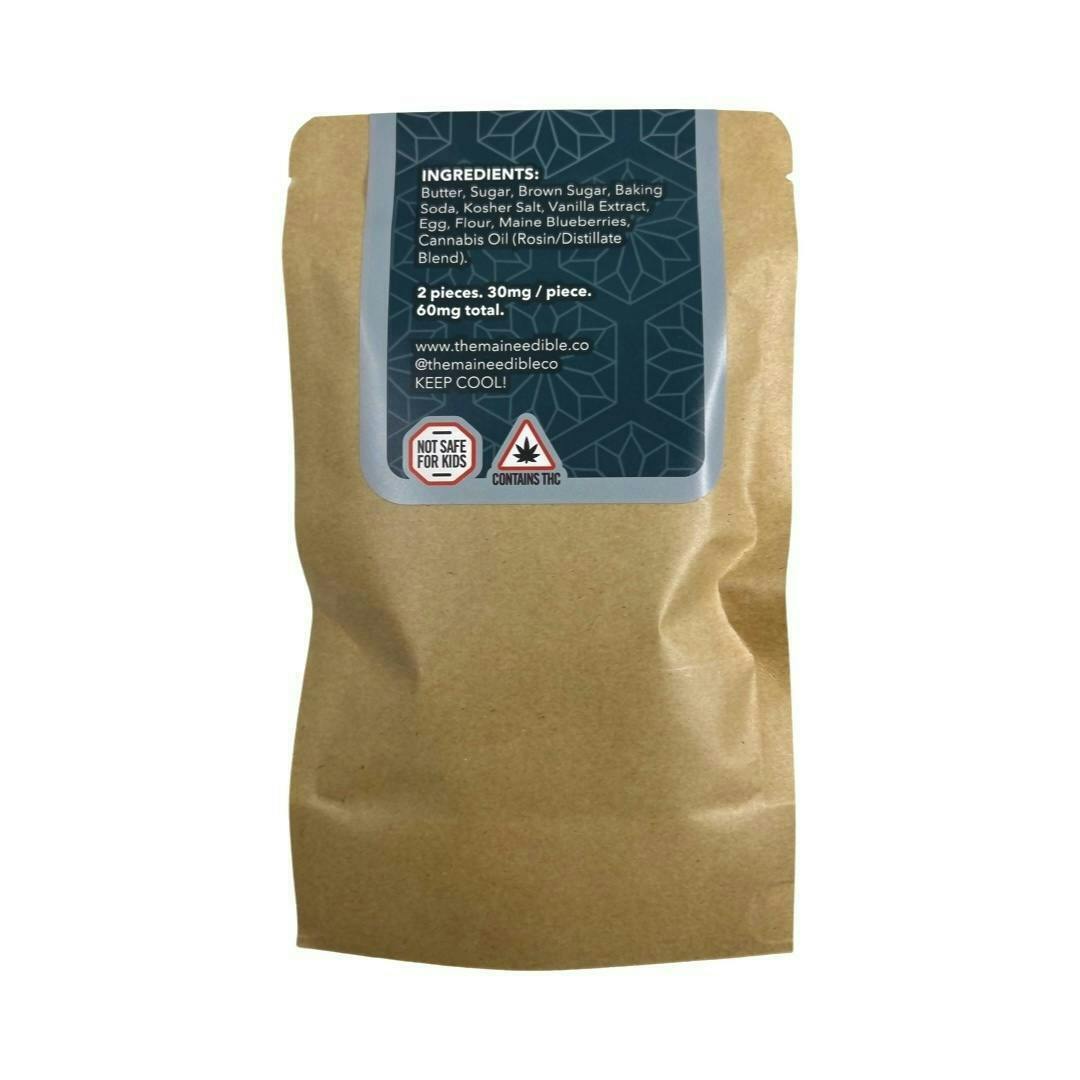 60mg Blueberry Oatmeal Cookies -The Maine Edible Co. - image 1