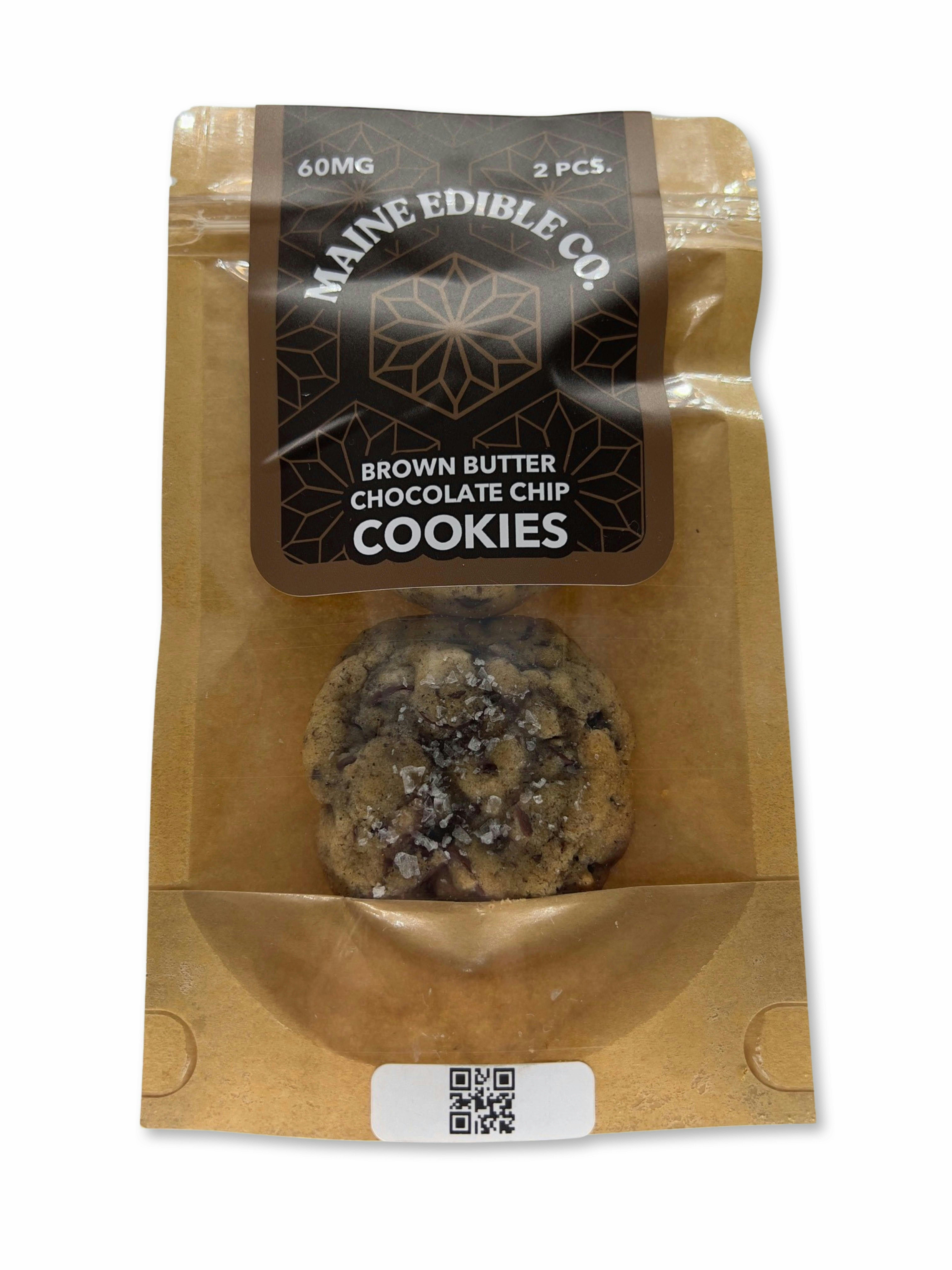 60mg Brown Butter Chocolate Chip Cookies - The Maine Edible Co. - image 1