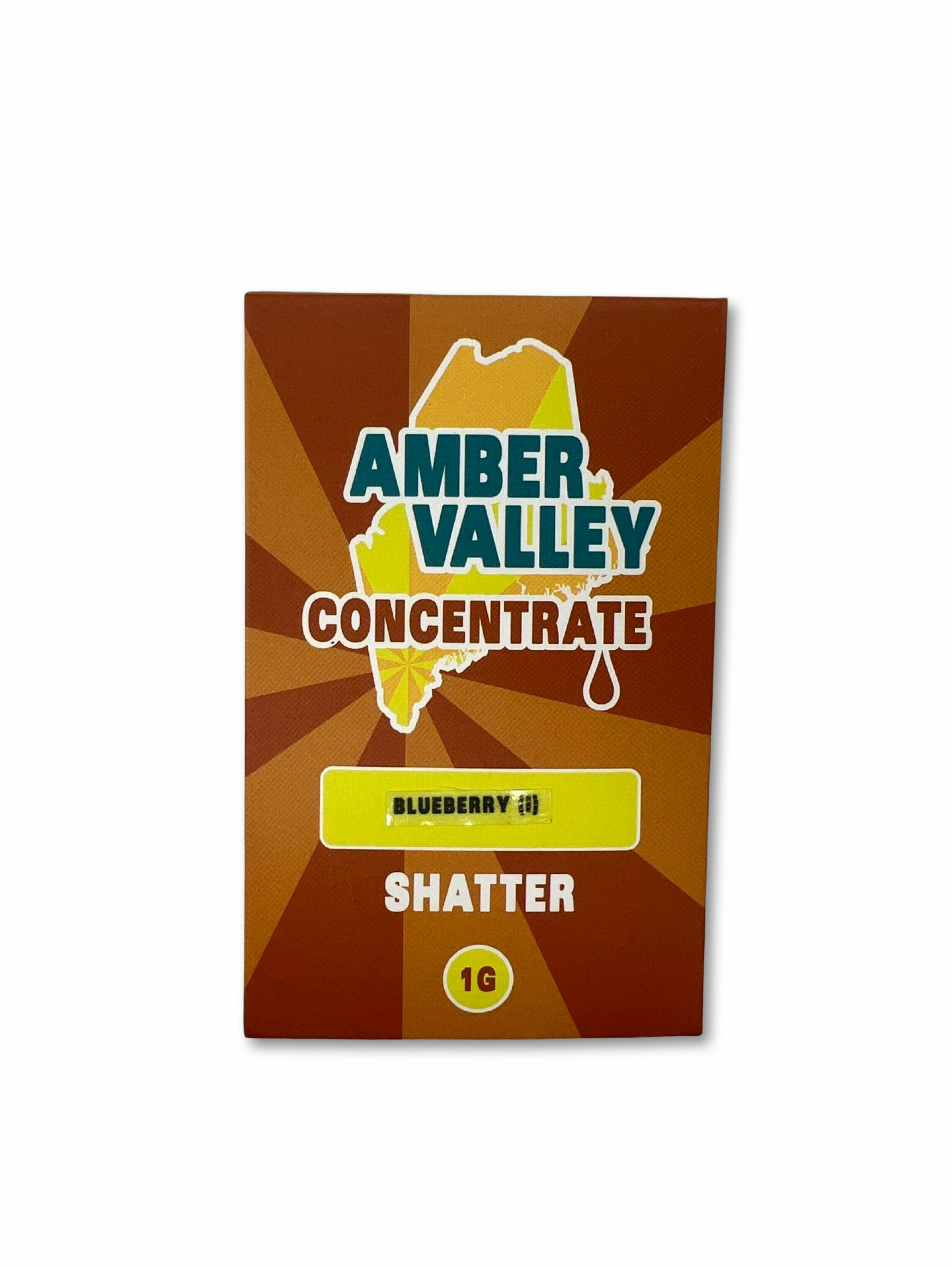Blueberry 1g Shatter - Amber Valley - image 1