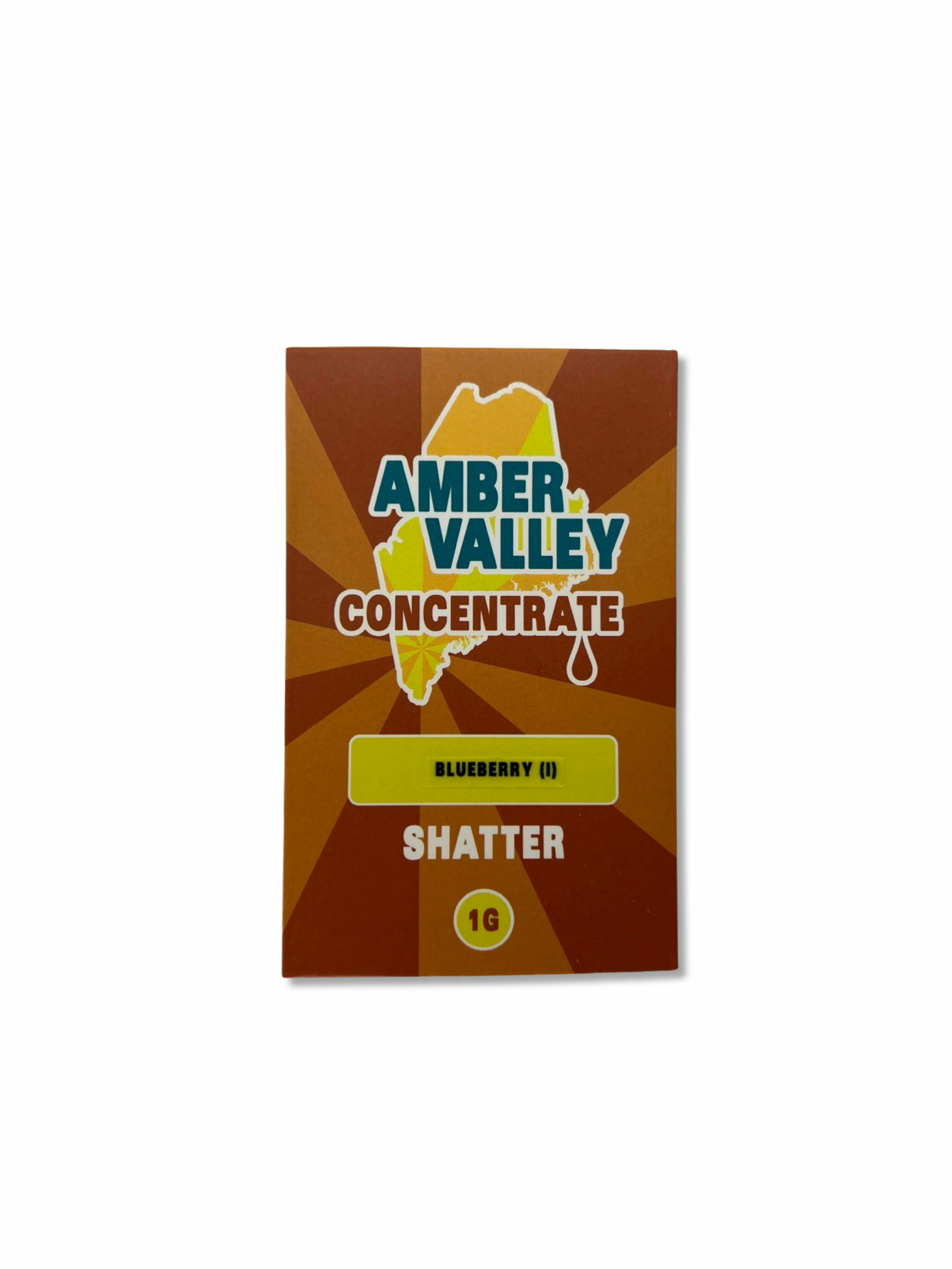 Blueberry 1g Shatter - Amber Valley - image 1