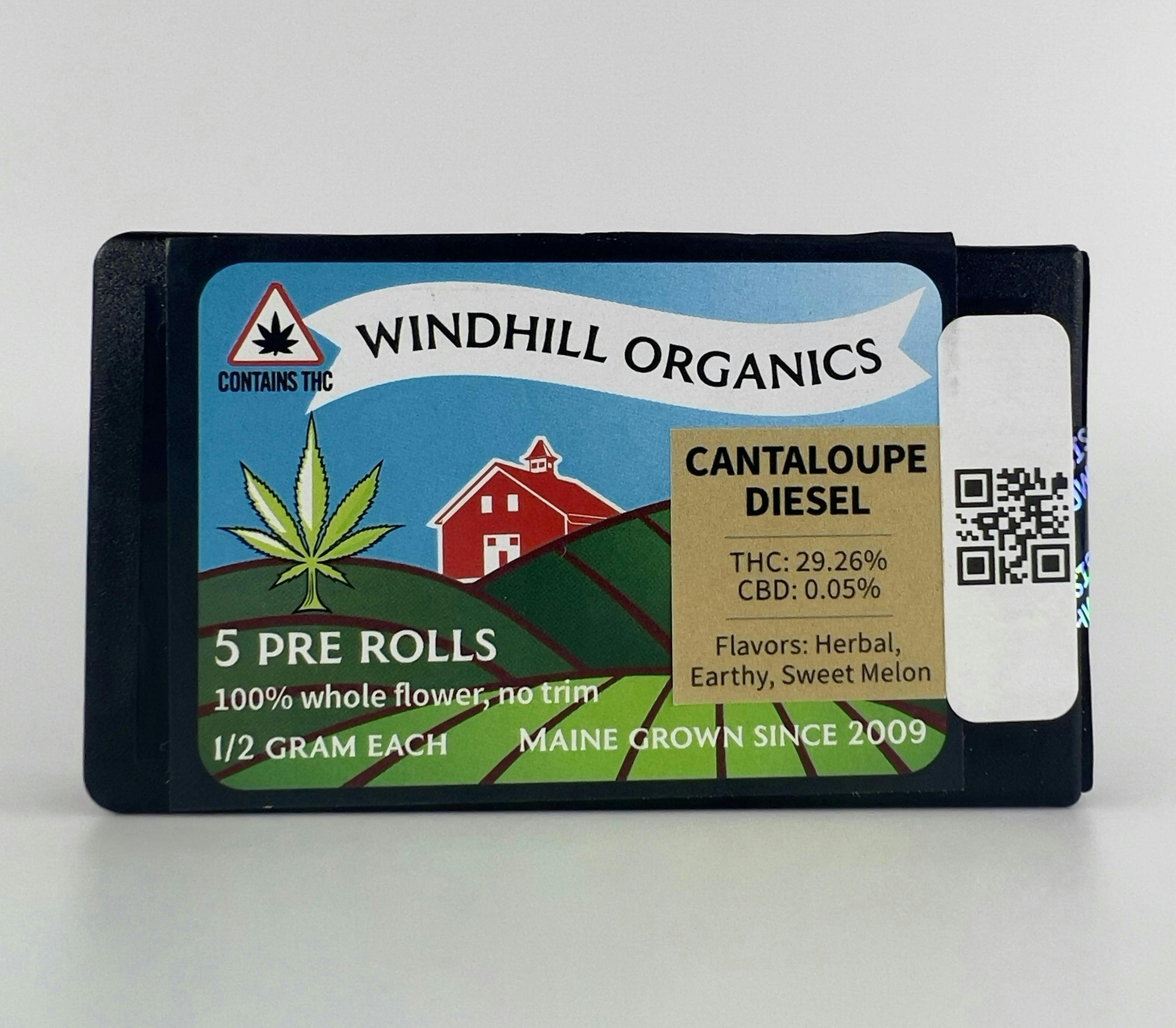 Cantaloupe Diesel 0.5g Preroll Pack - Windhill Organics - image 1