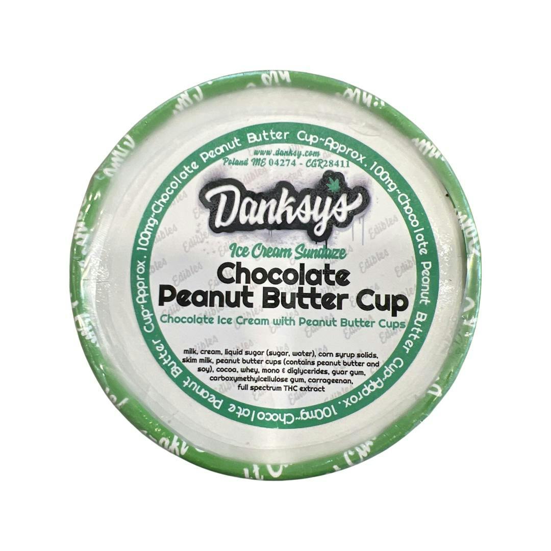 Chocolate Peanut Butter Cup 100mg Ice Cream - image 1