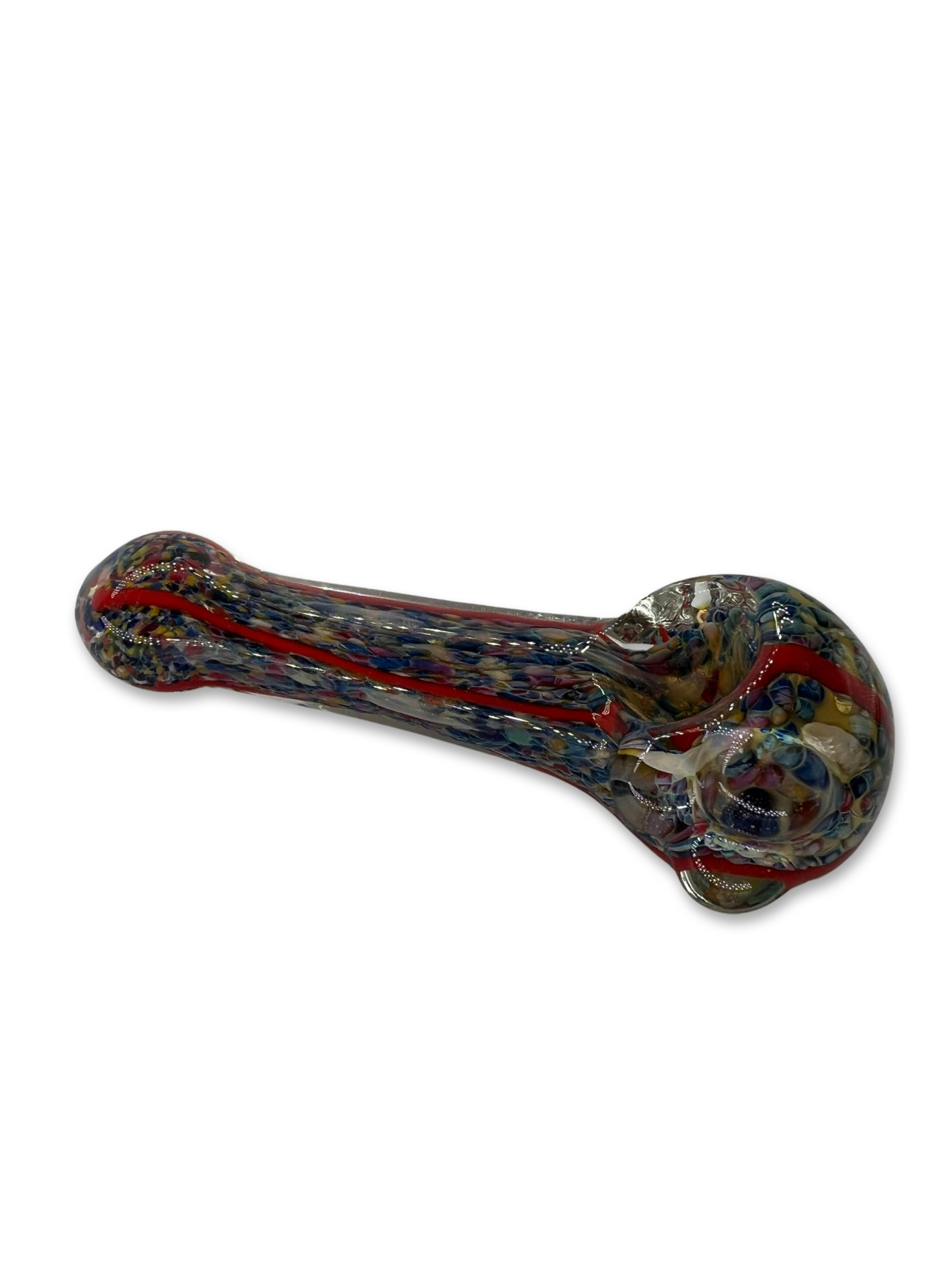 Frit Double Knocker Spoon Pipe - image 1
