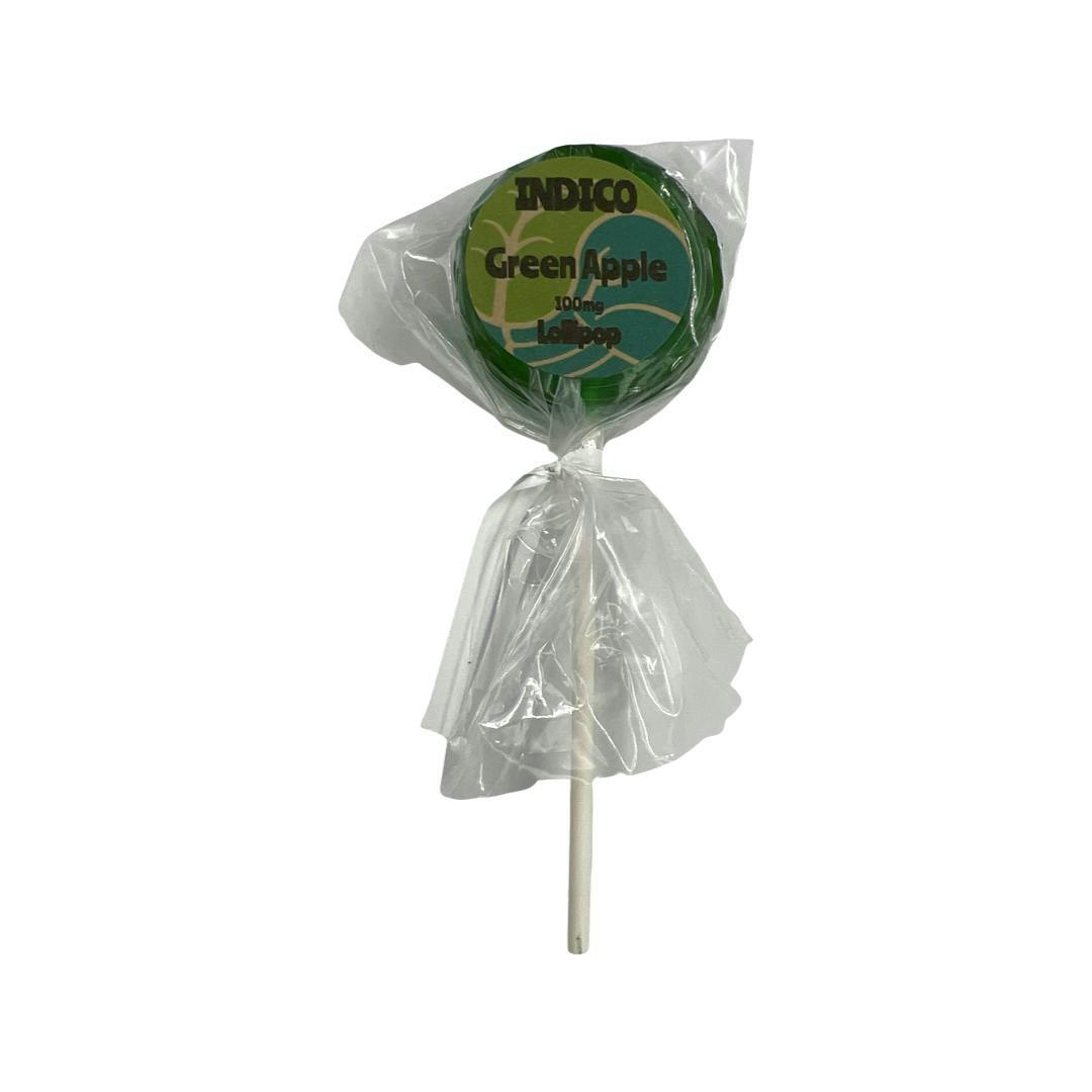 Green Apple 100mg Lollipops - image 1