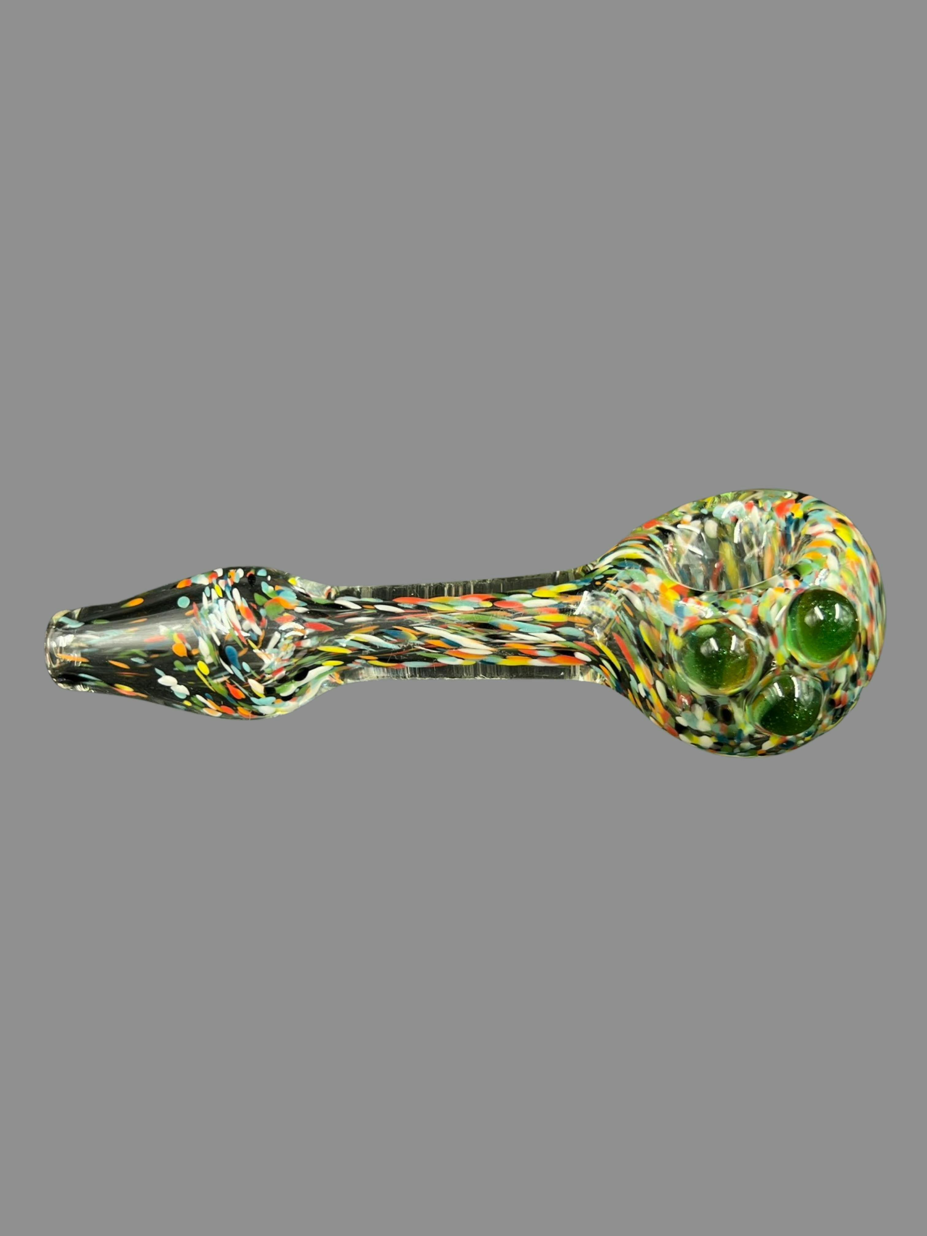 ISO Multifrit Glass Pipe Dark Green Bubble - image 1