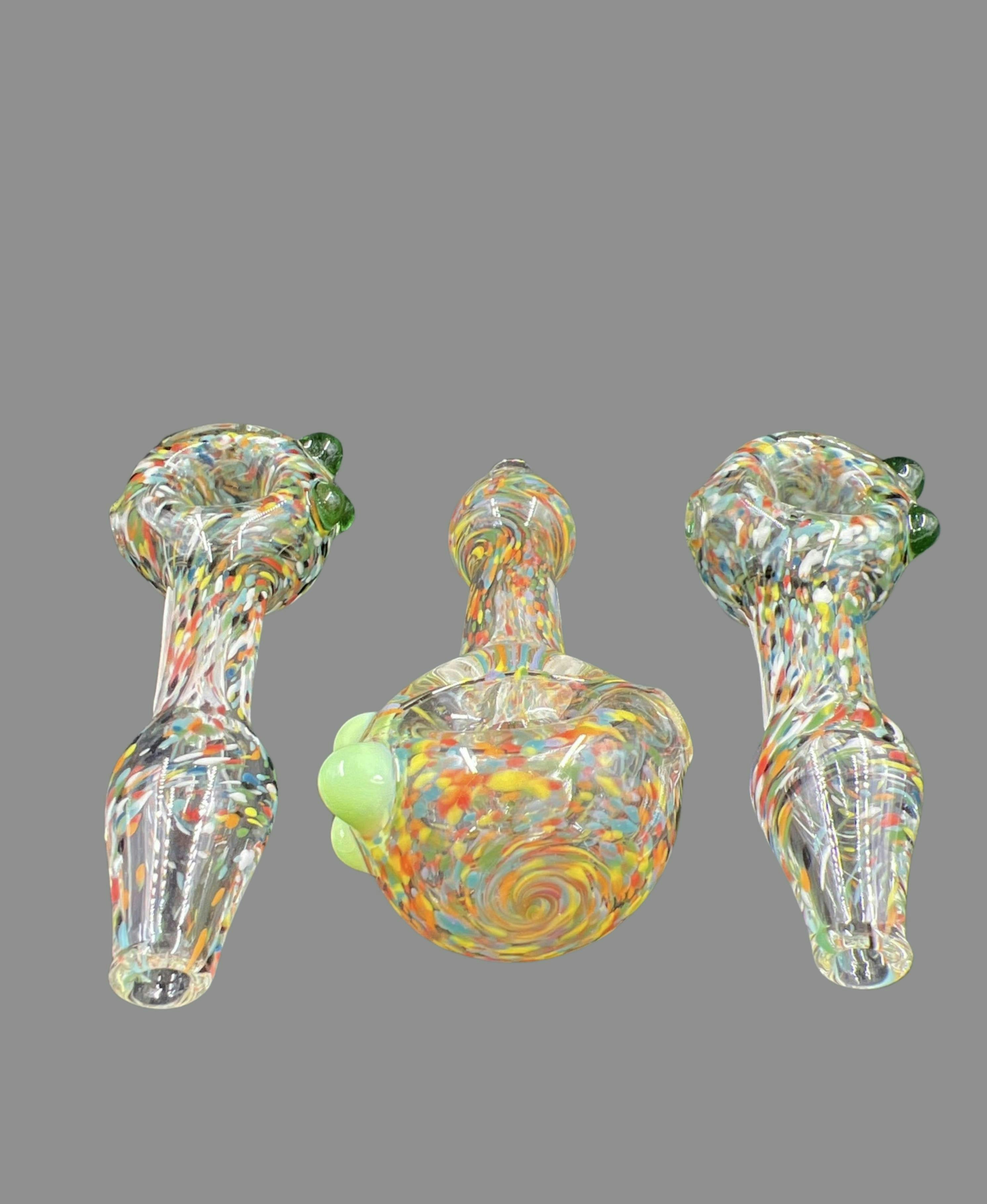 ISO Multifrit Glass Pipe Light Green Bubble - image 4