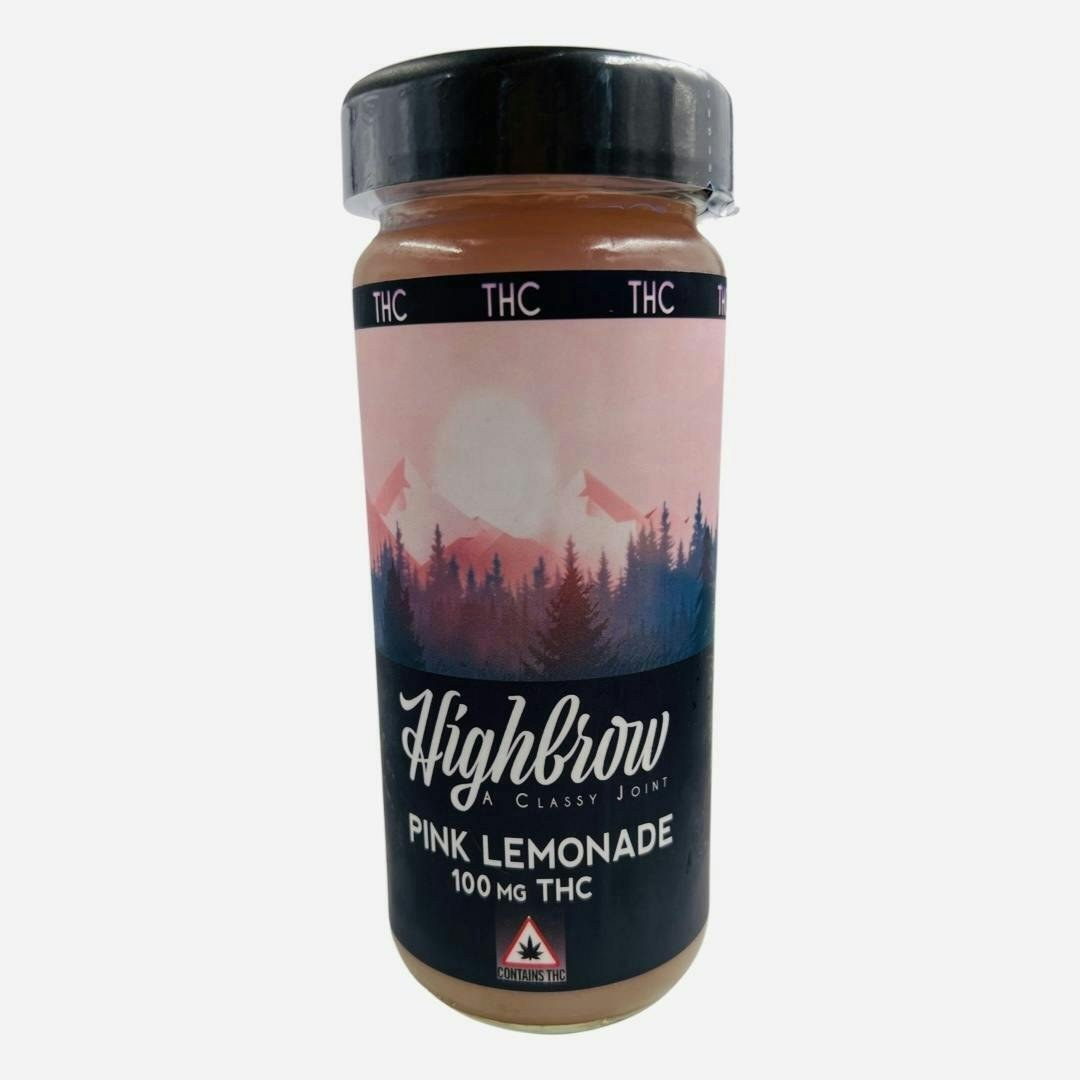 Pink Lemonade 100mg THC Drink- Highbrow (Only One Left!) - image 1