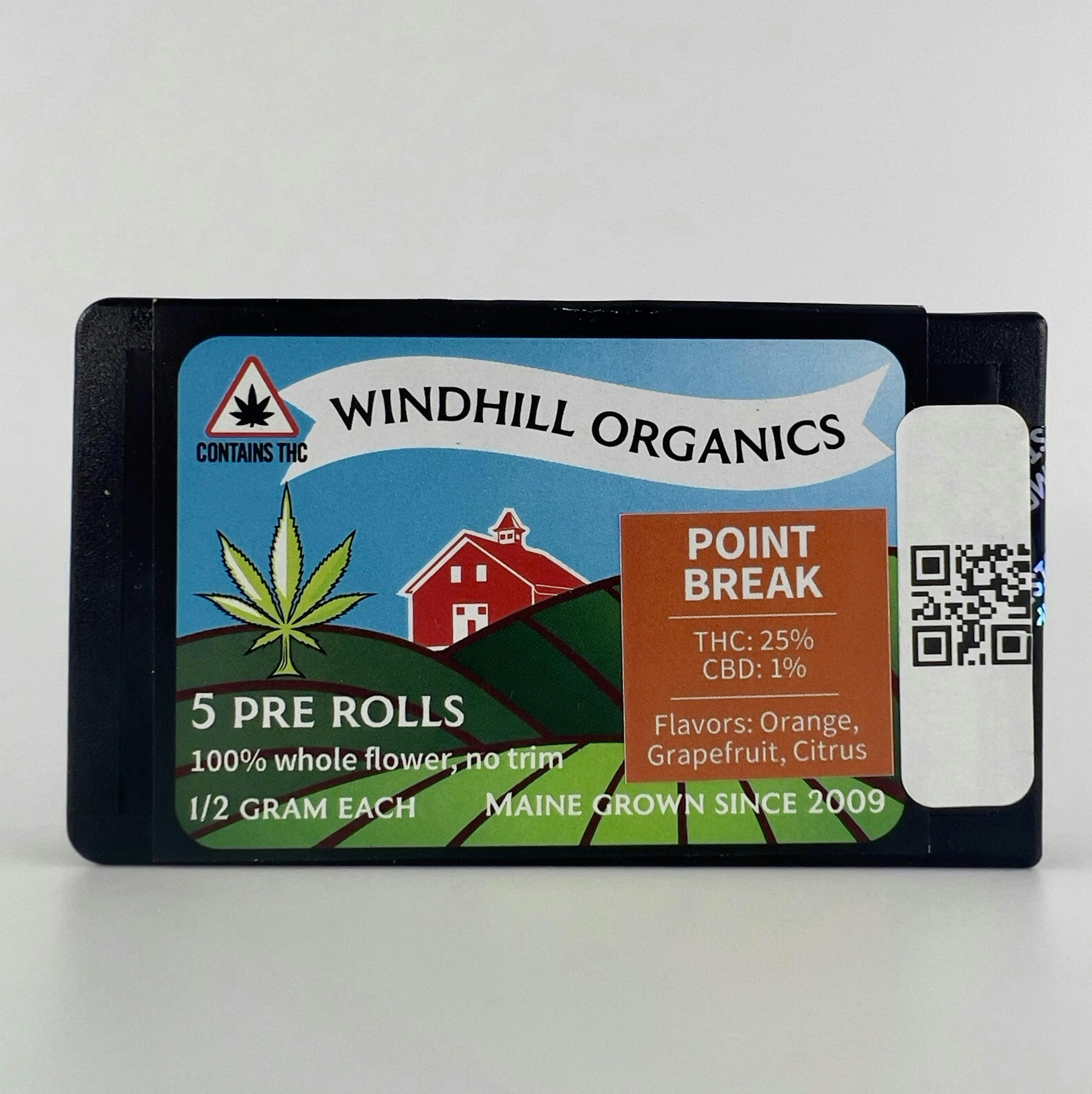 Point Break 0.5g Preroll Pack - Windhill Organics - image 1