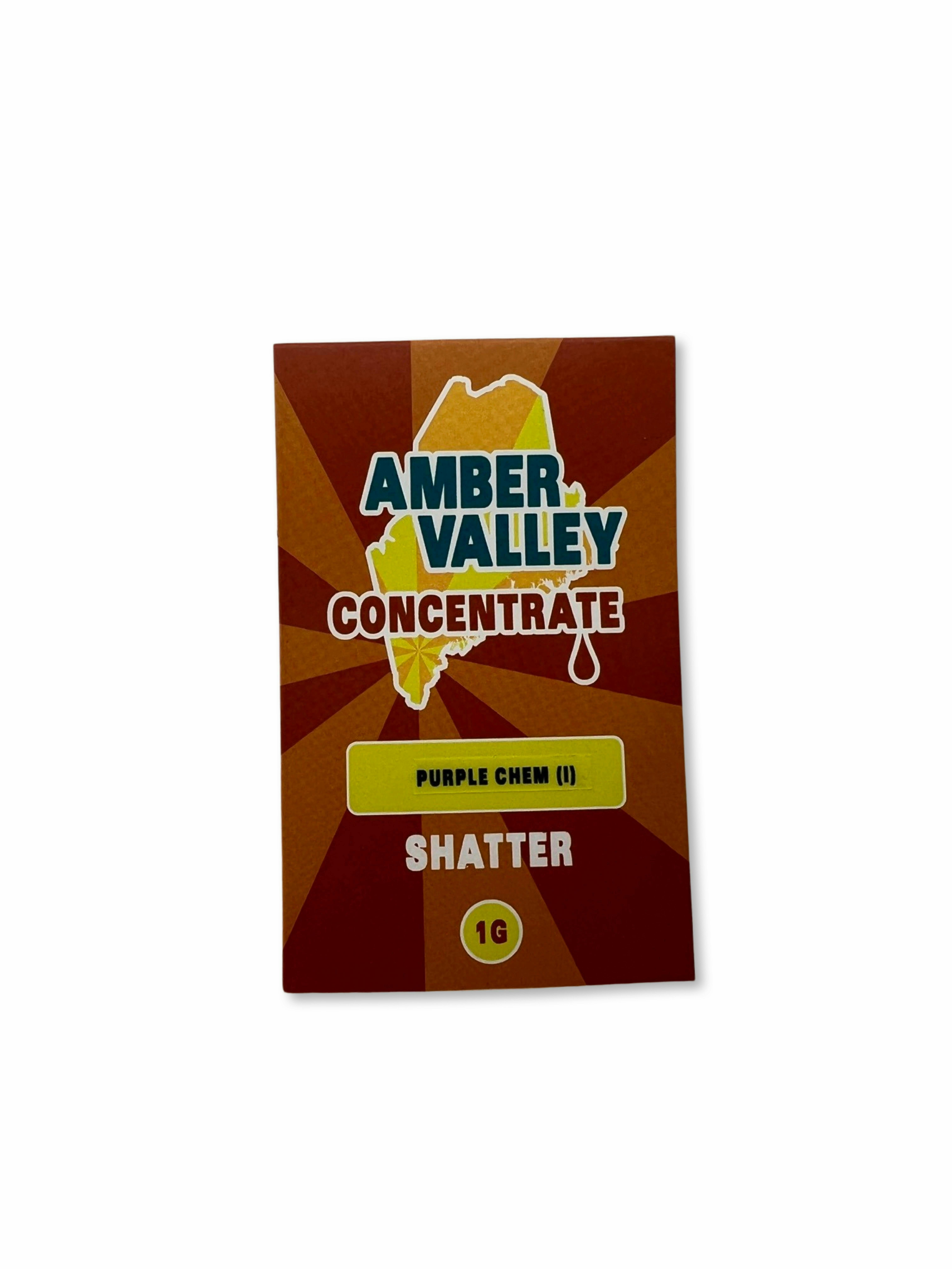 Purple Chem 1g Shatter - Amber Valley - image 1