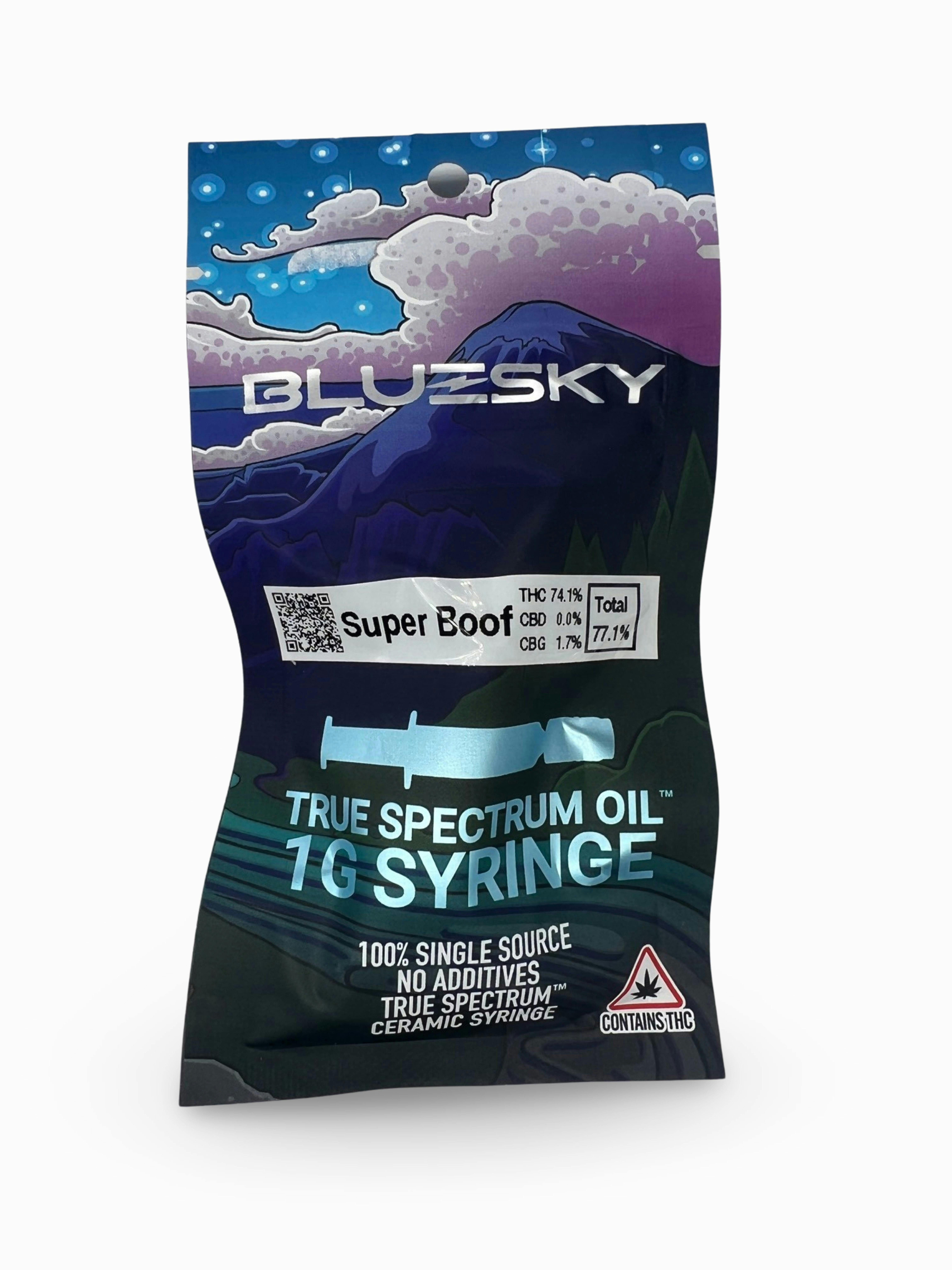 Super Boof 1g TSO Syringe - Blue Sky - image 1