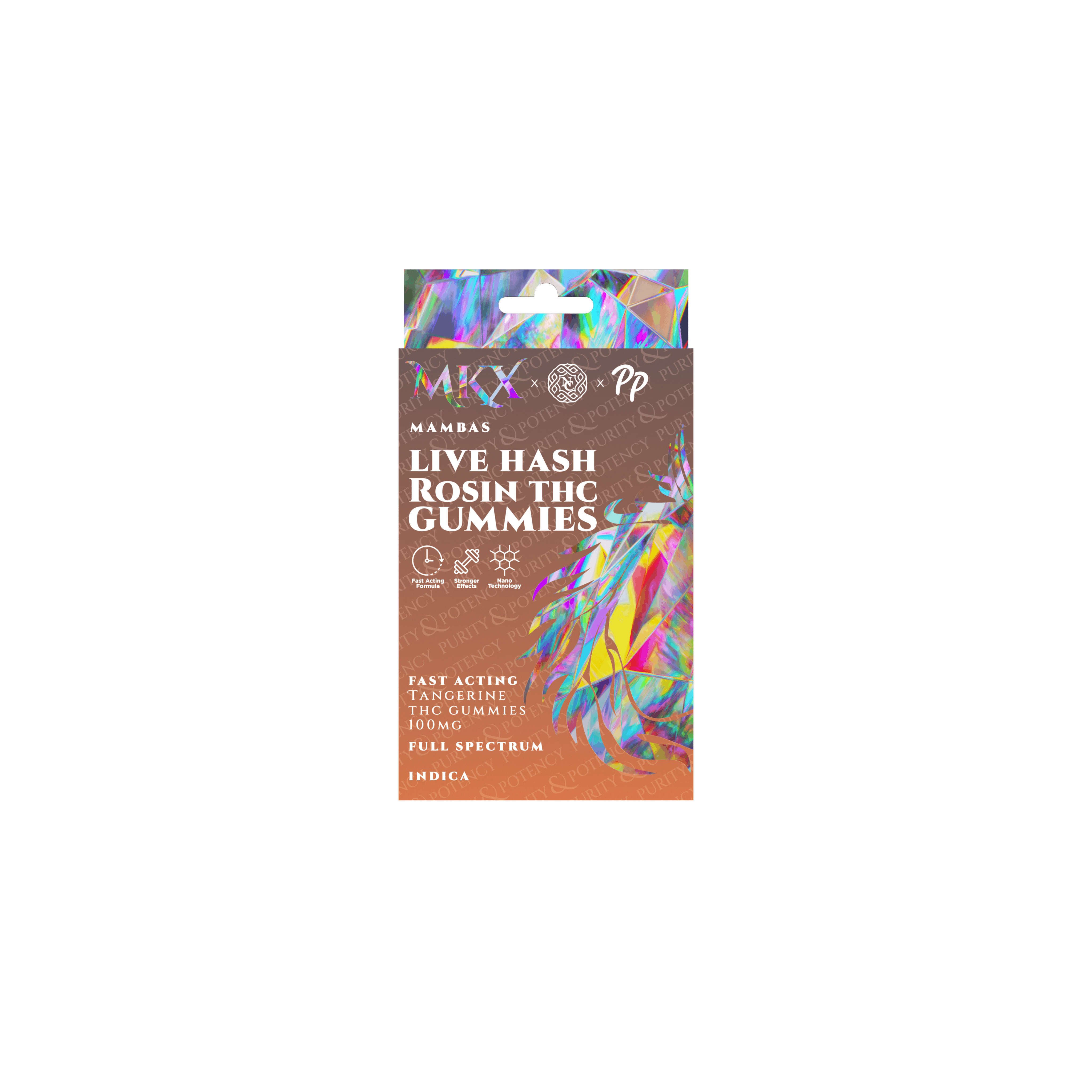 MKX Live Hash Rosin Gummies(100mg): Mambas - image 1