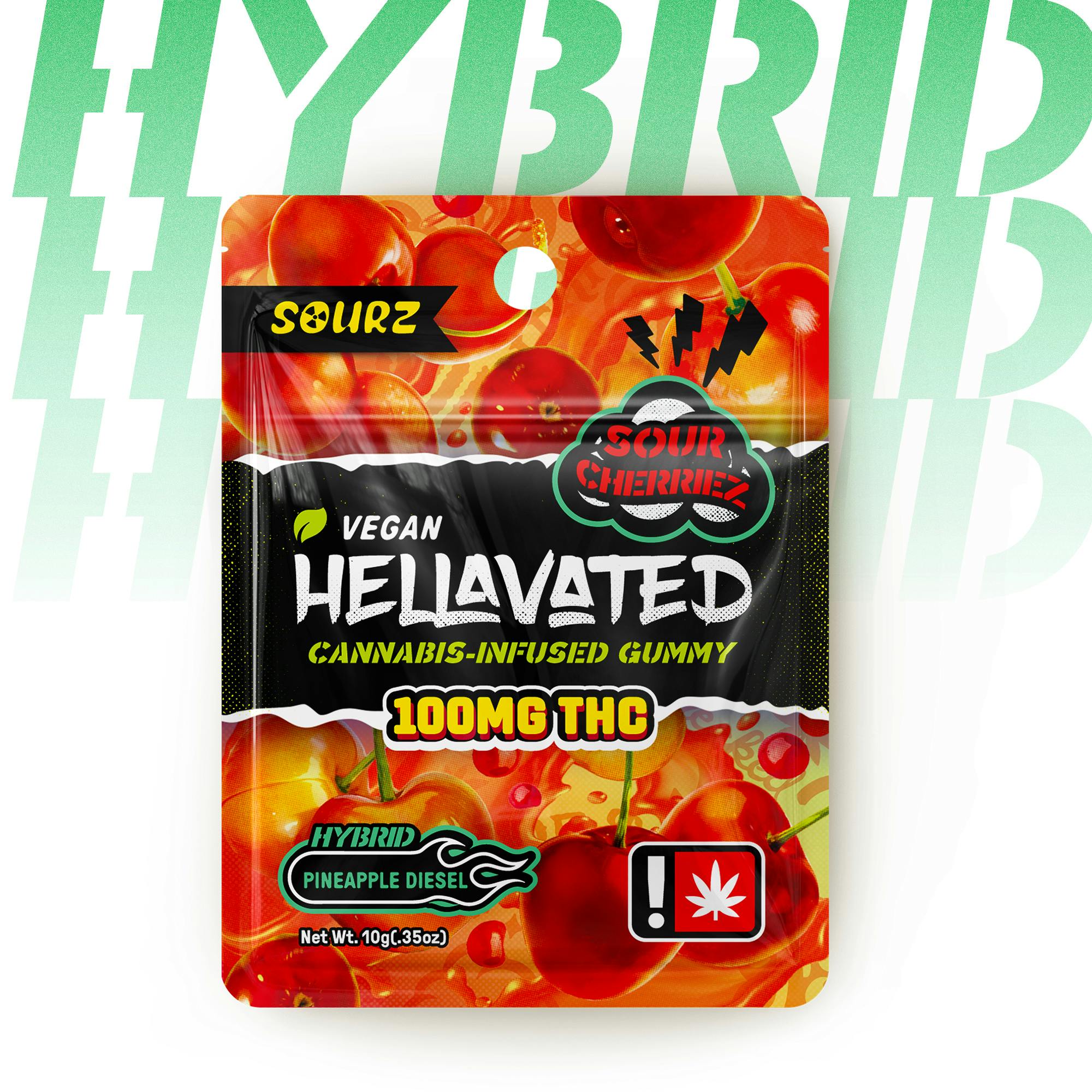 Sour Cherriez (1pc) Sour Gummiez 100mg - image 1