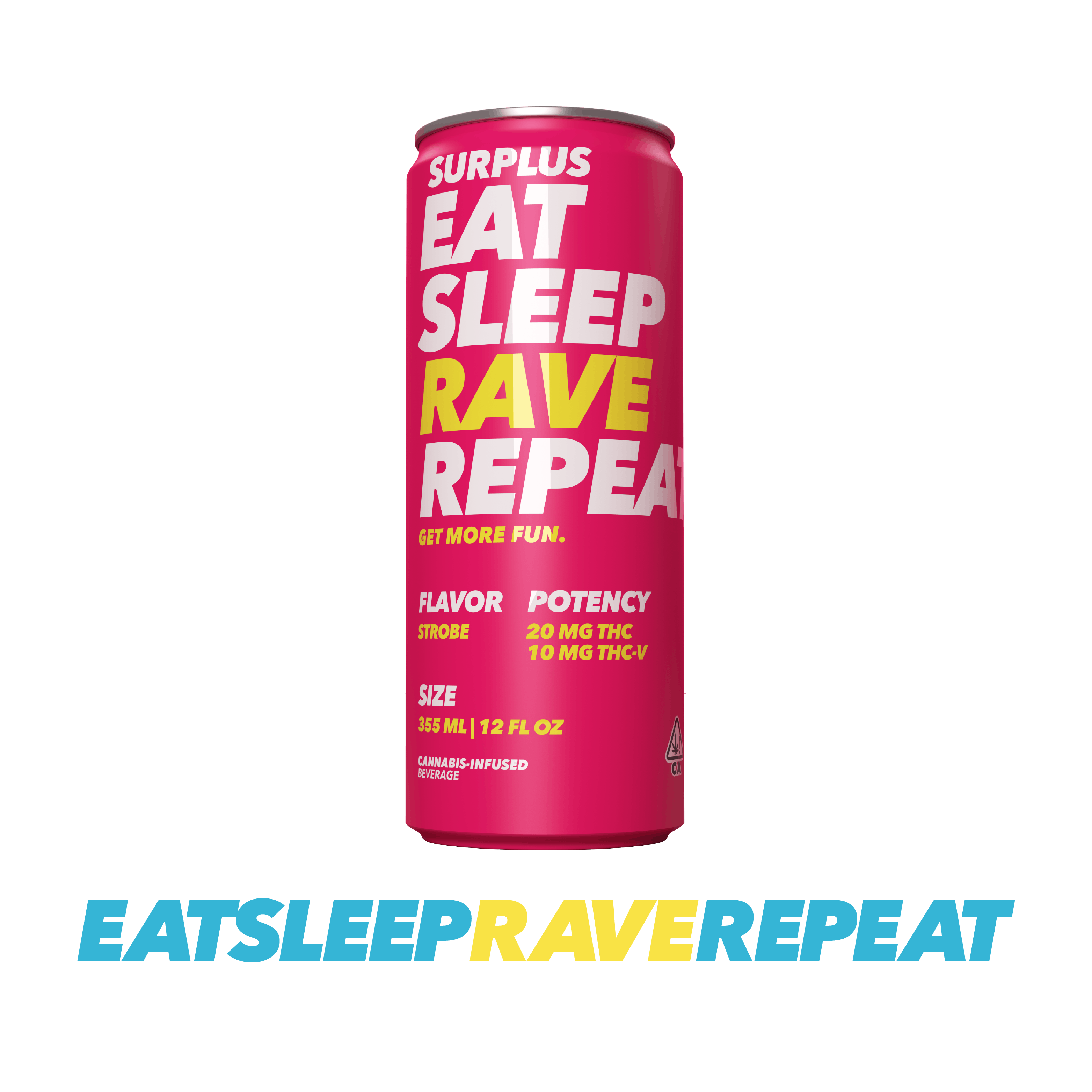 Strobe Energy Drink - 20mg THC/10mg THCV thumbnail 2