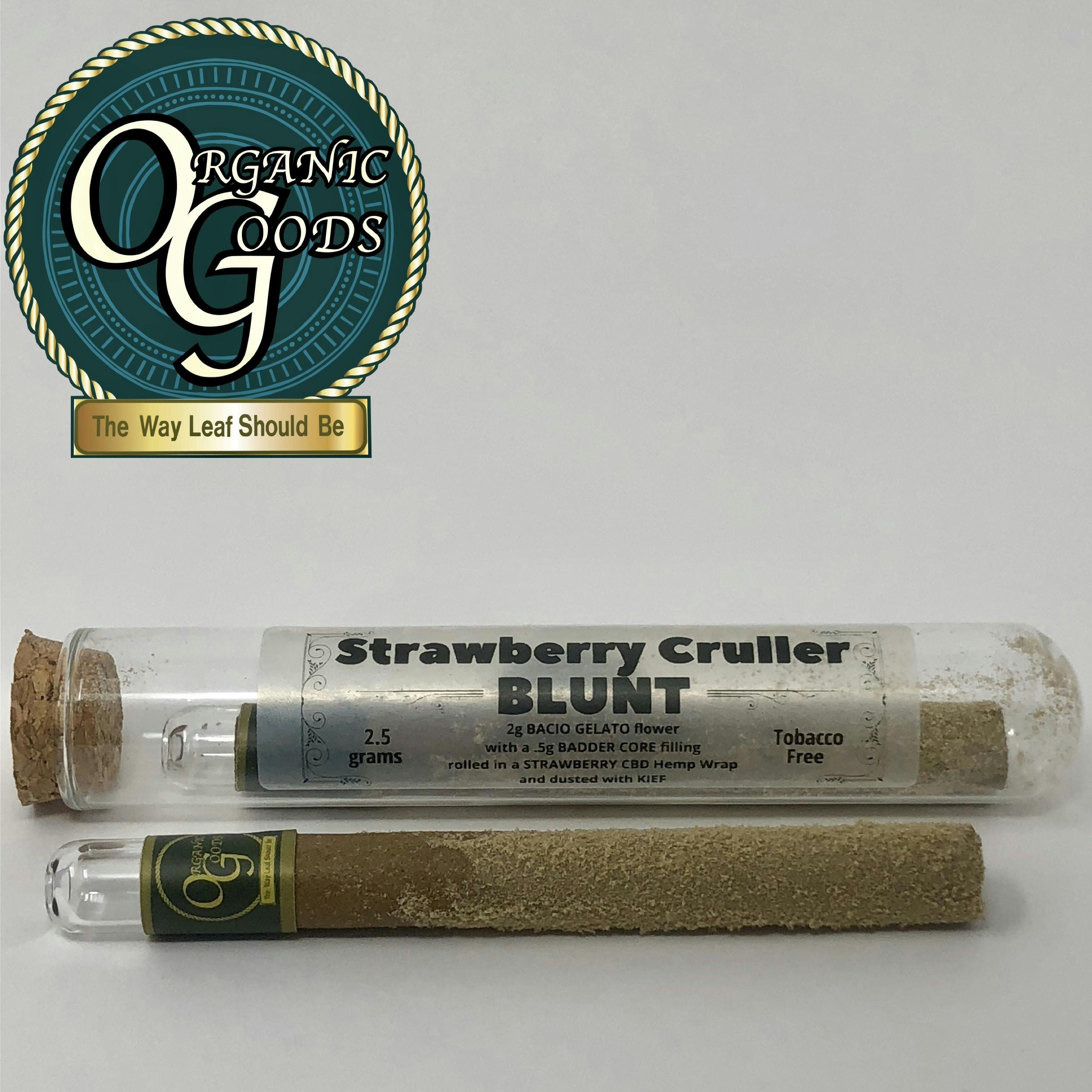 Strawberry Cruller TF Blunt w/ a Badder Core & Kief Dusting 2.5g - image 1