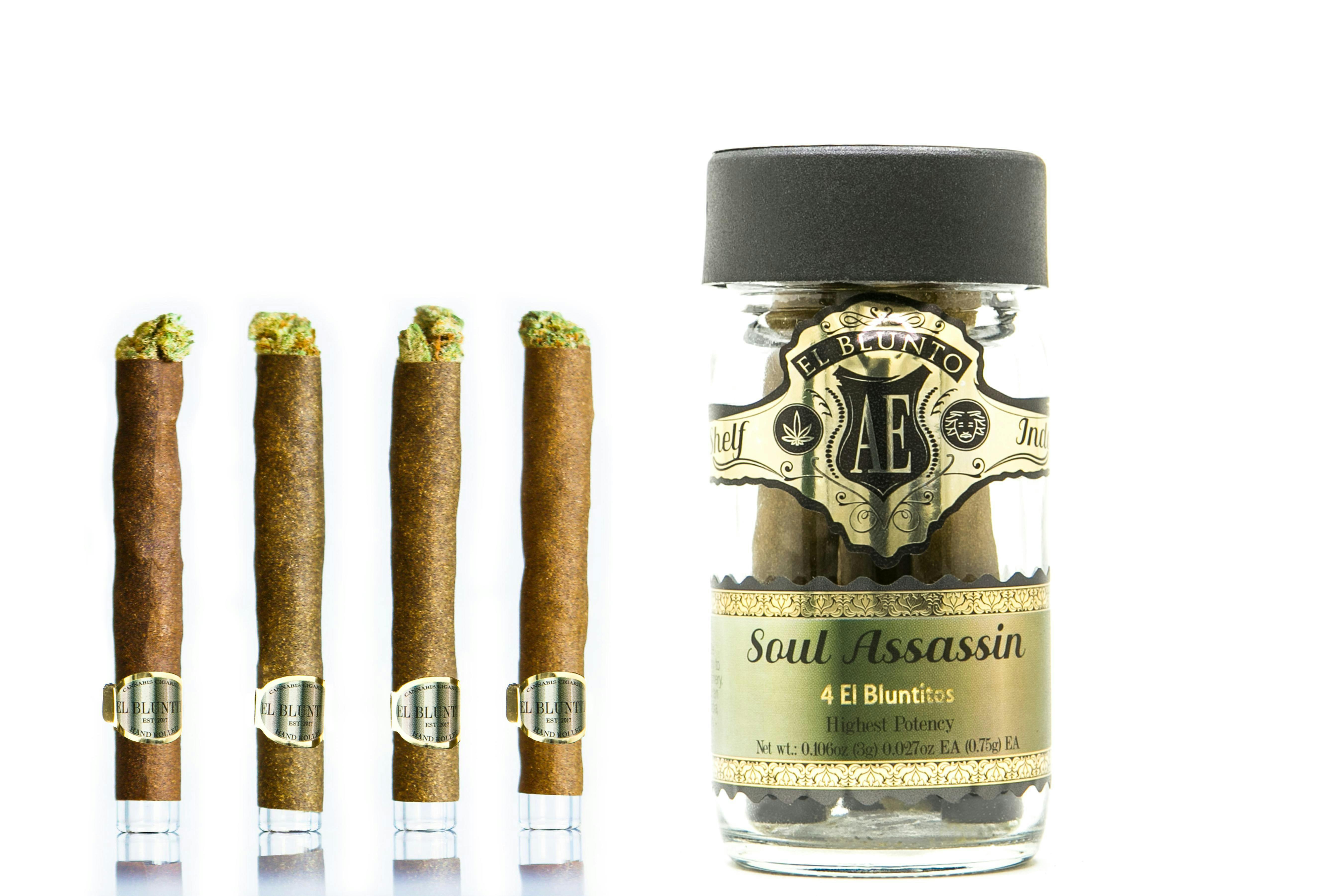 El Bluntito - 4-Pack - Soul Assassin - 4 x .75G [Mini Blunt] - image 1