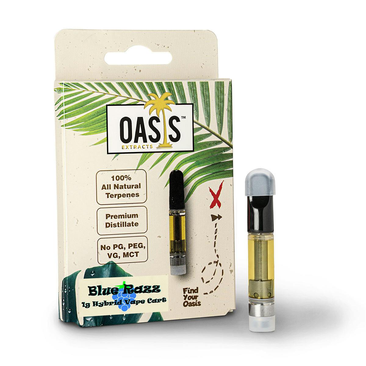 Oasis | Blue Razz 1g 510 Cart - image 1