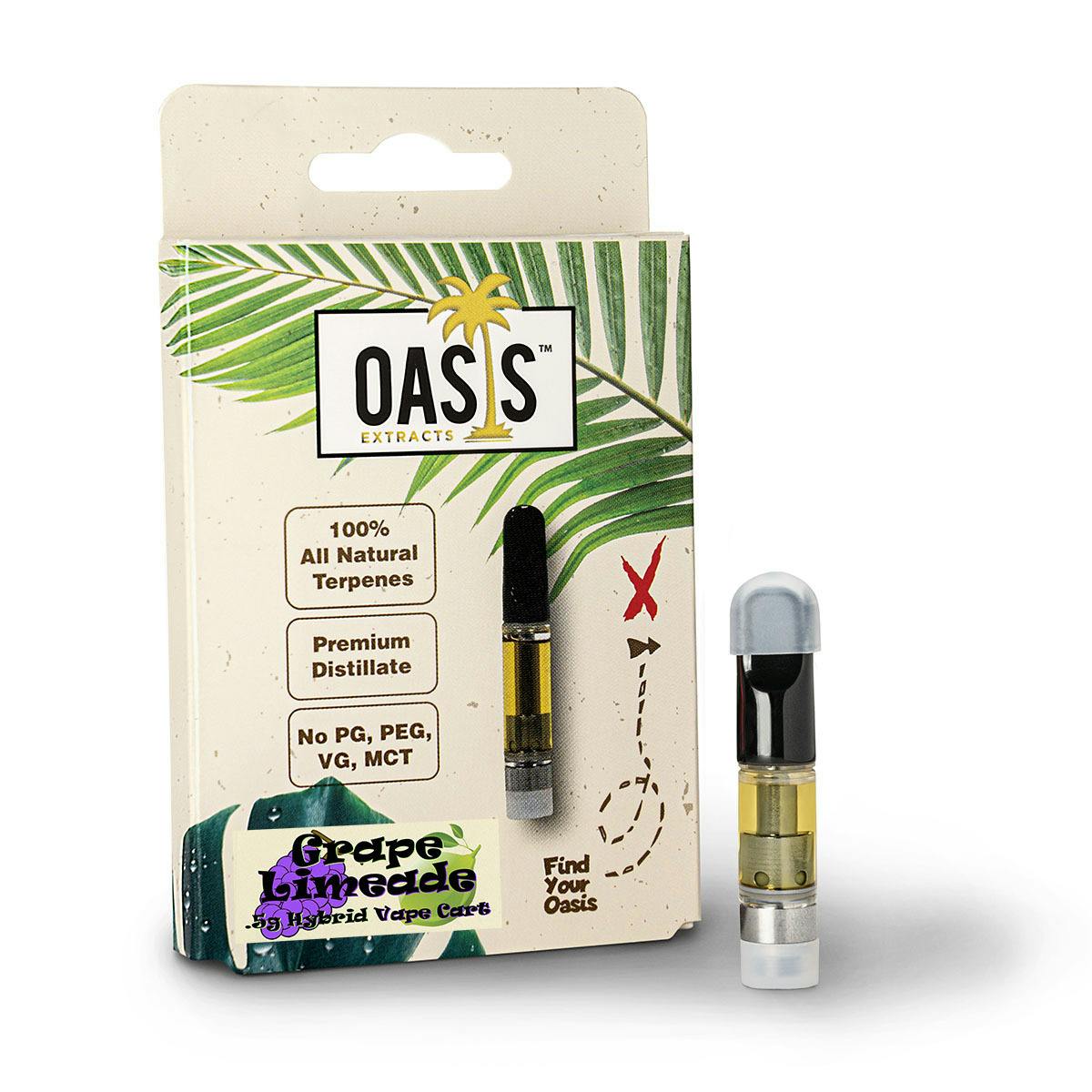 Oasis | Grape Limeade .5g 510 Cart - image 1