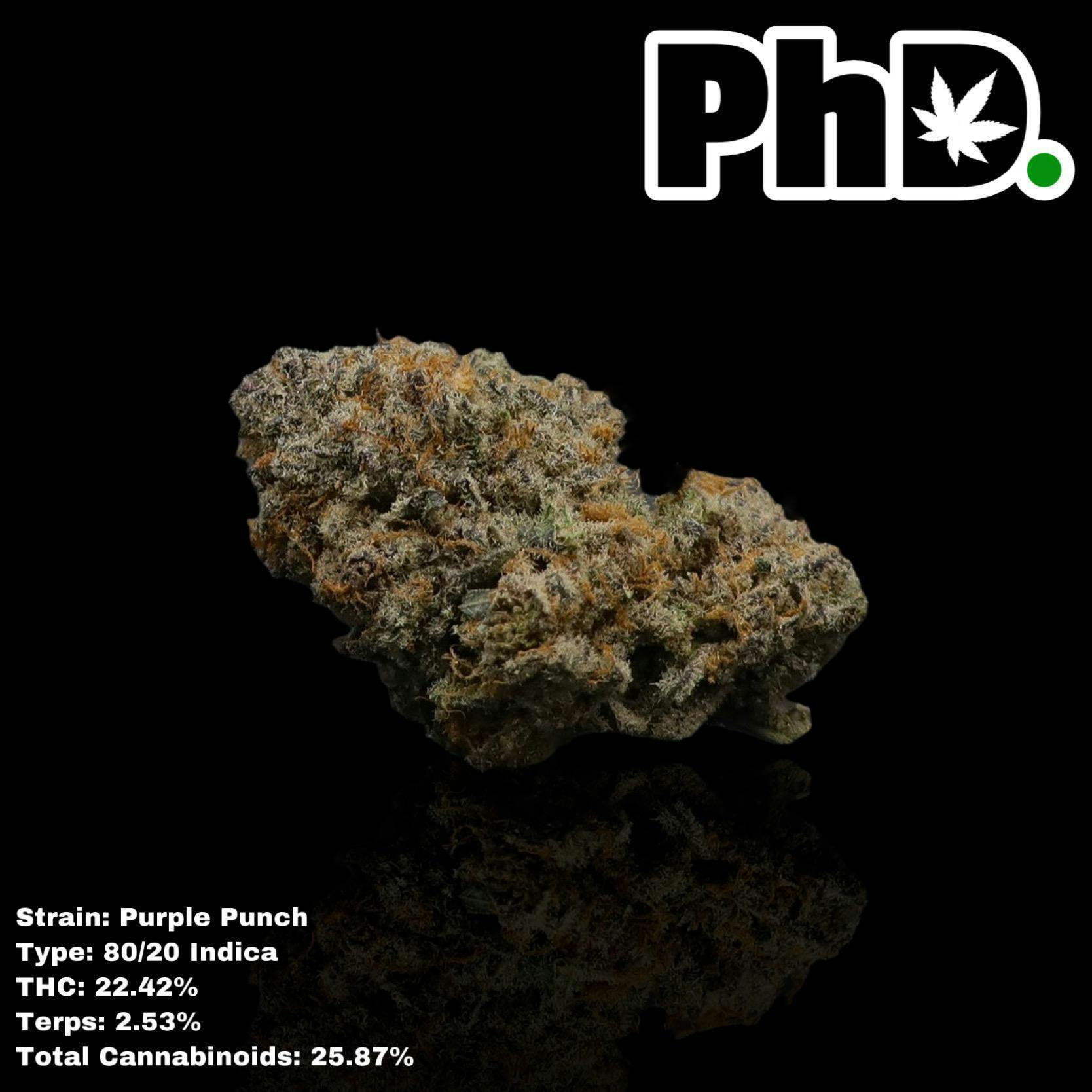 PhD Indoor Flower - Purple Punch-25.87% THC - image 1