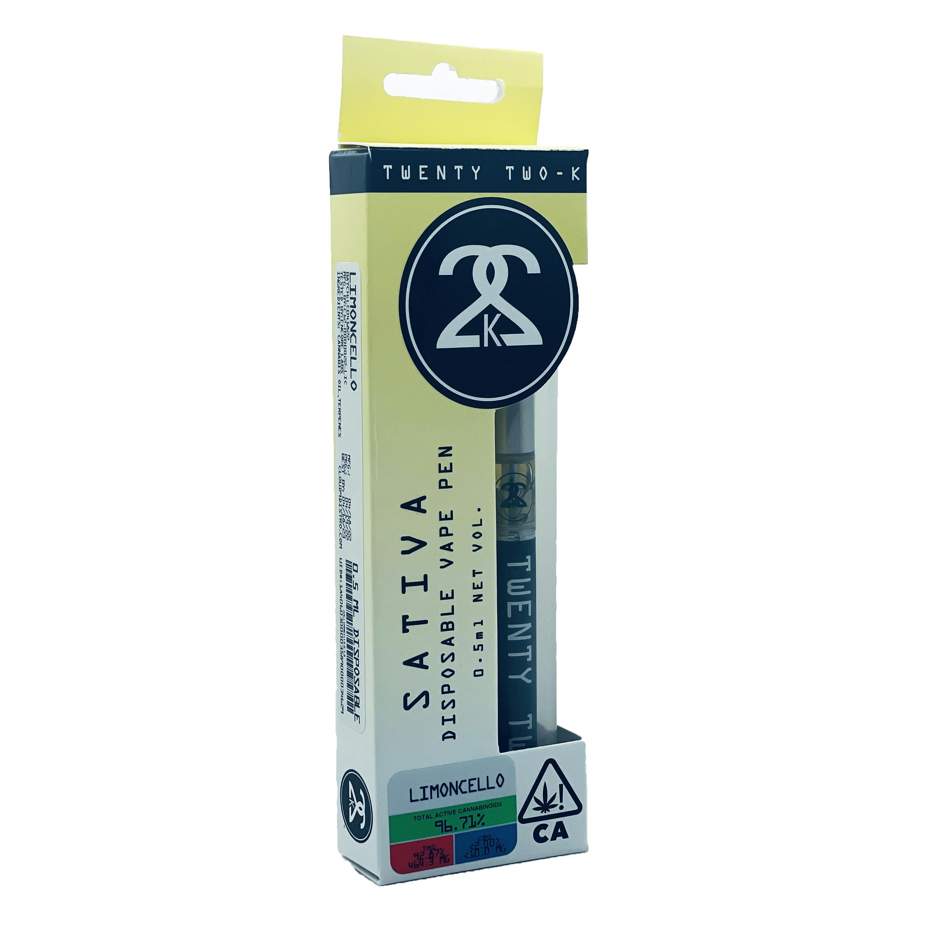 22K - Limoncello - Disposable - 0.5ml - image 1