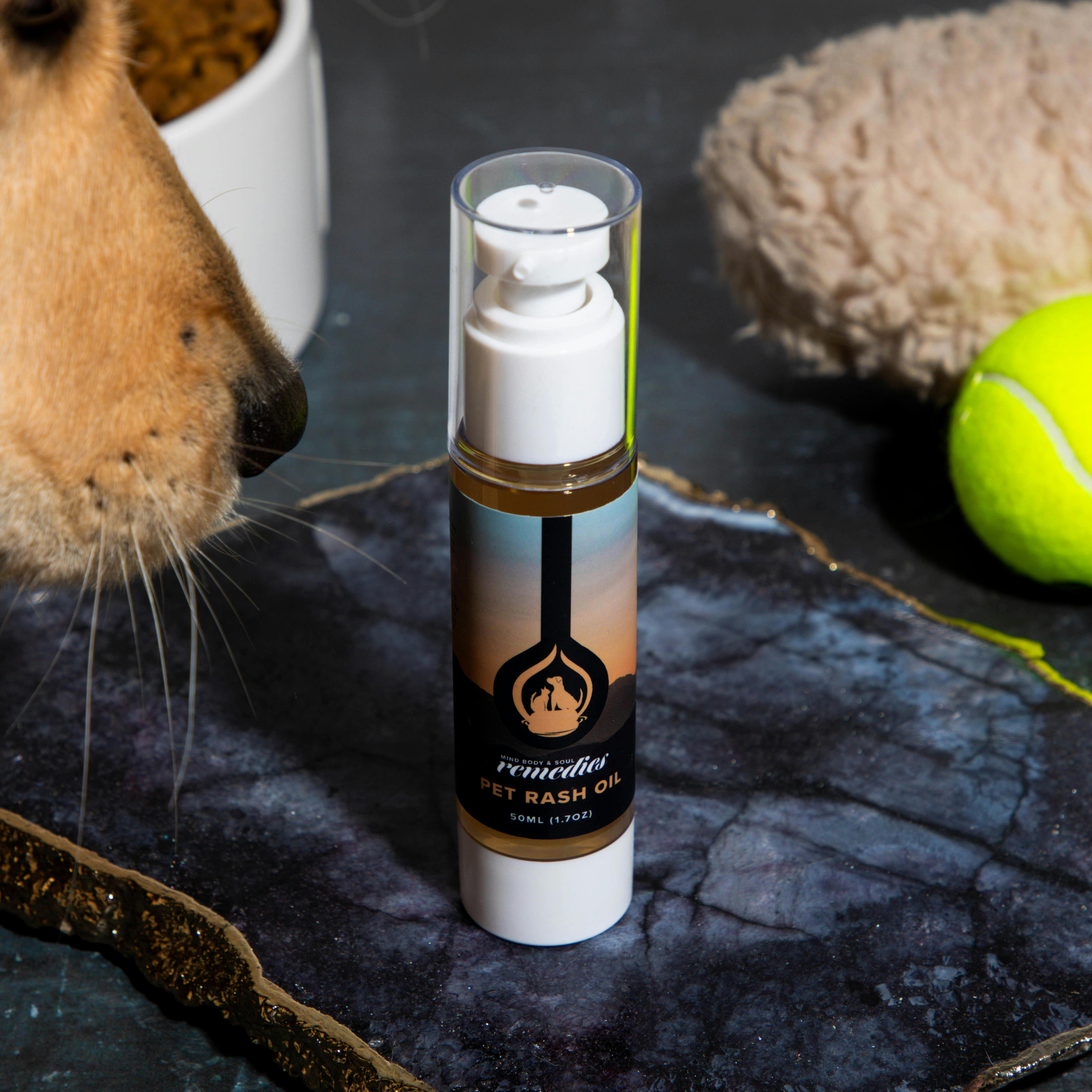 1.7 oz 1000mg 1:1 CBD:CBG Pet Rash Oil - image 1