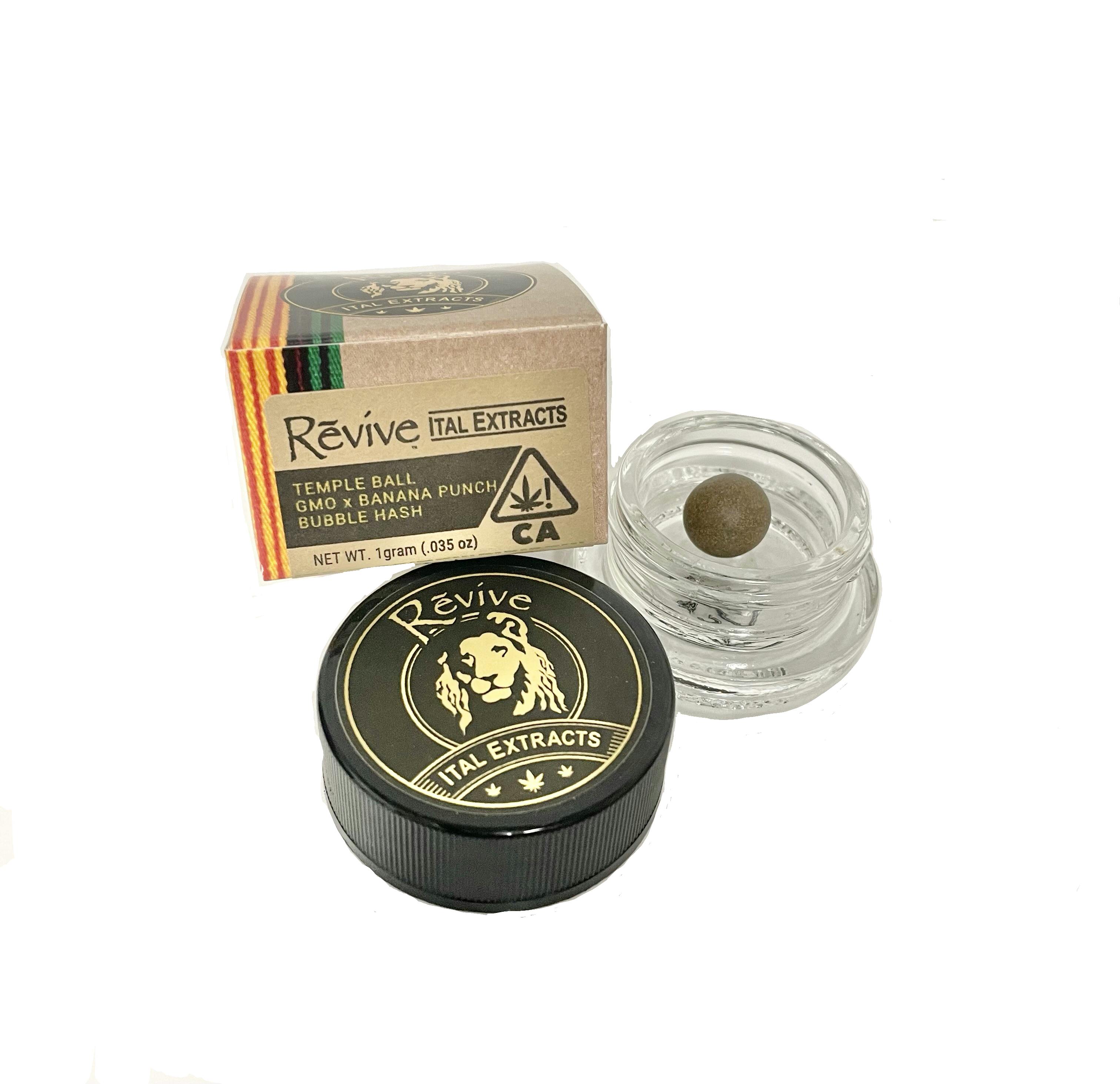 Temple Ball- GMO x Banana Punch Bubble Hash - image 1