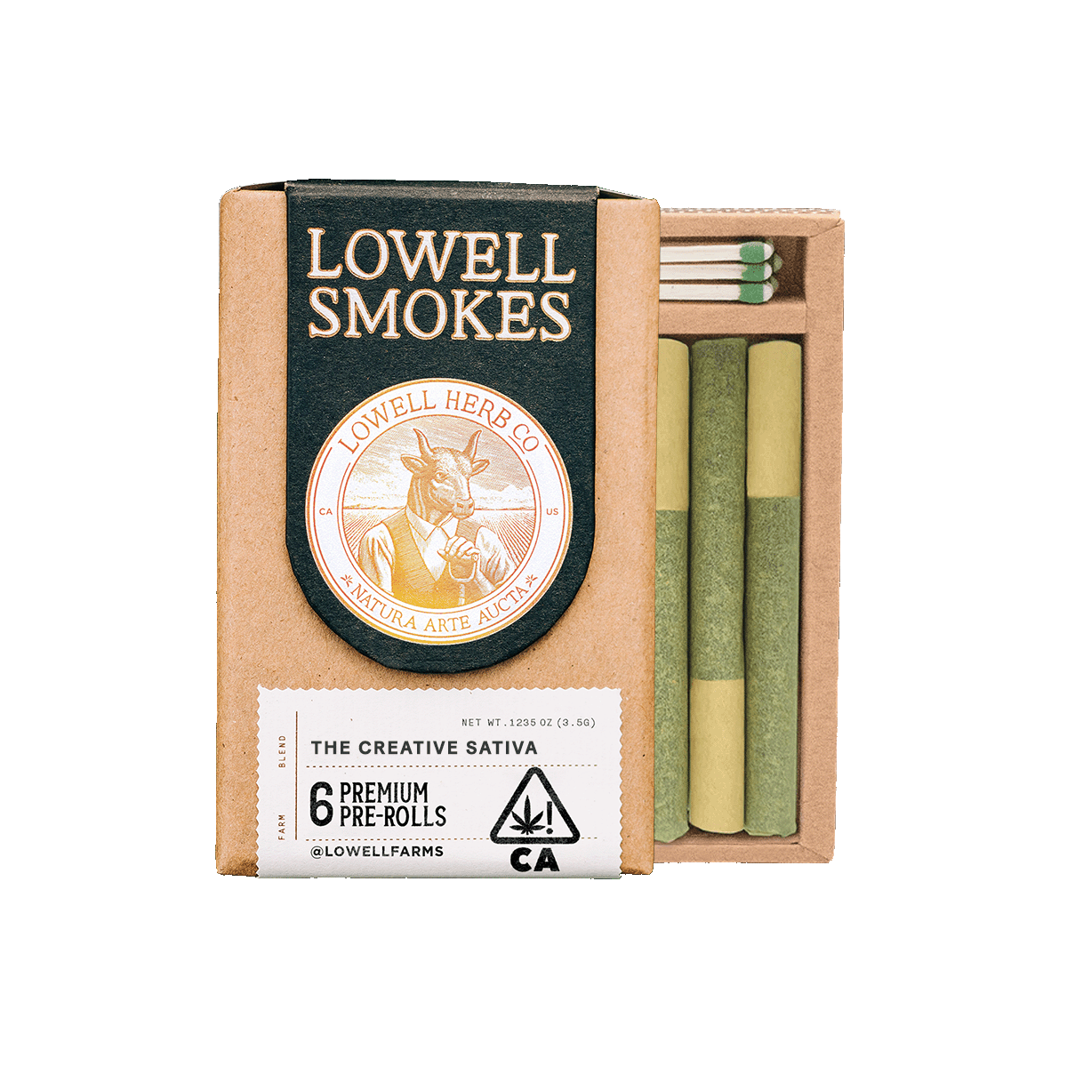 Lowell Smokes | 3.5g Pre-Roll Pack | Orange Valley Cookies - image 1