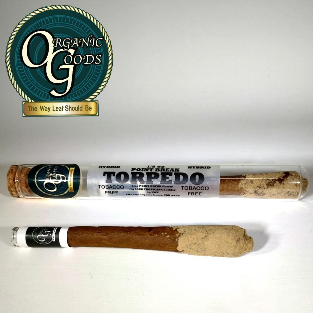Point Break Torpedo w/ Badder and Kief 3.5g - image 1