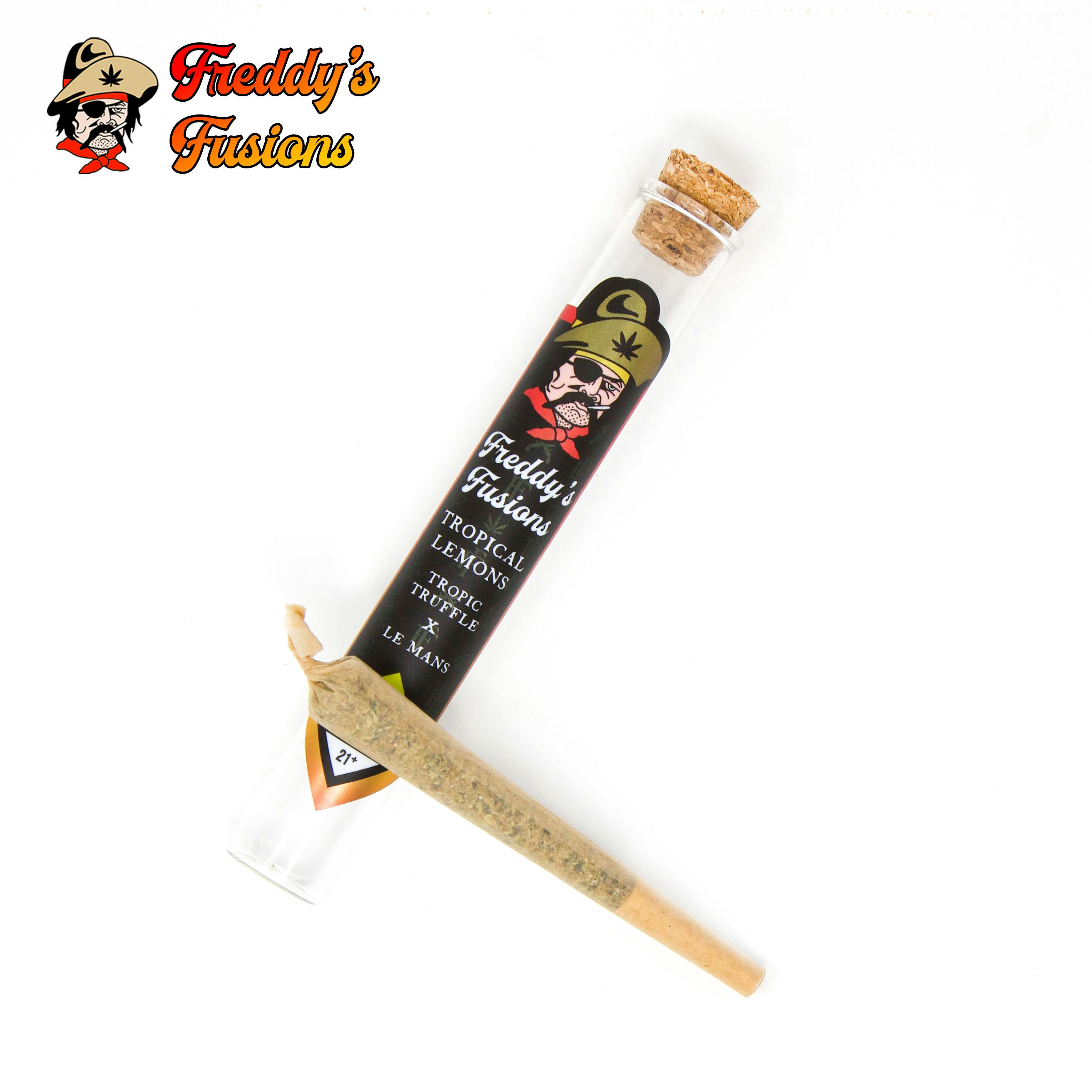 Freddy's Fusion - Tropical Lemons 1g Preroll - image 1