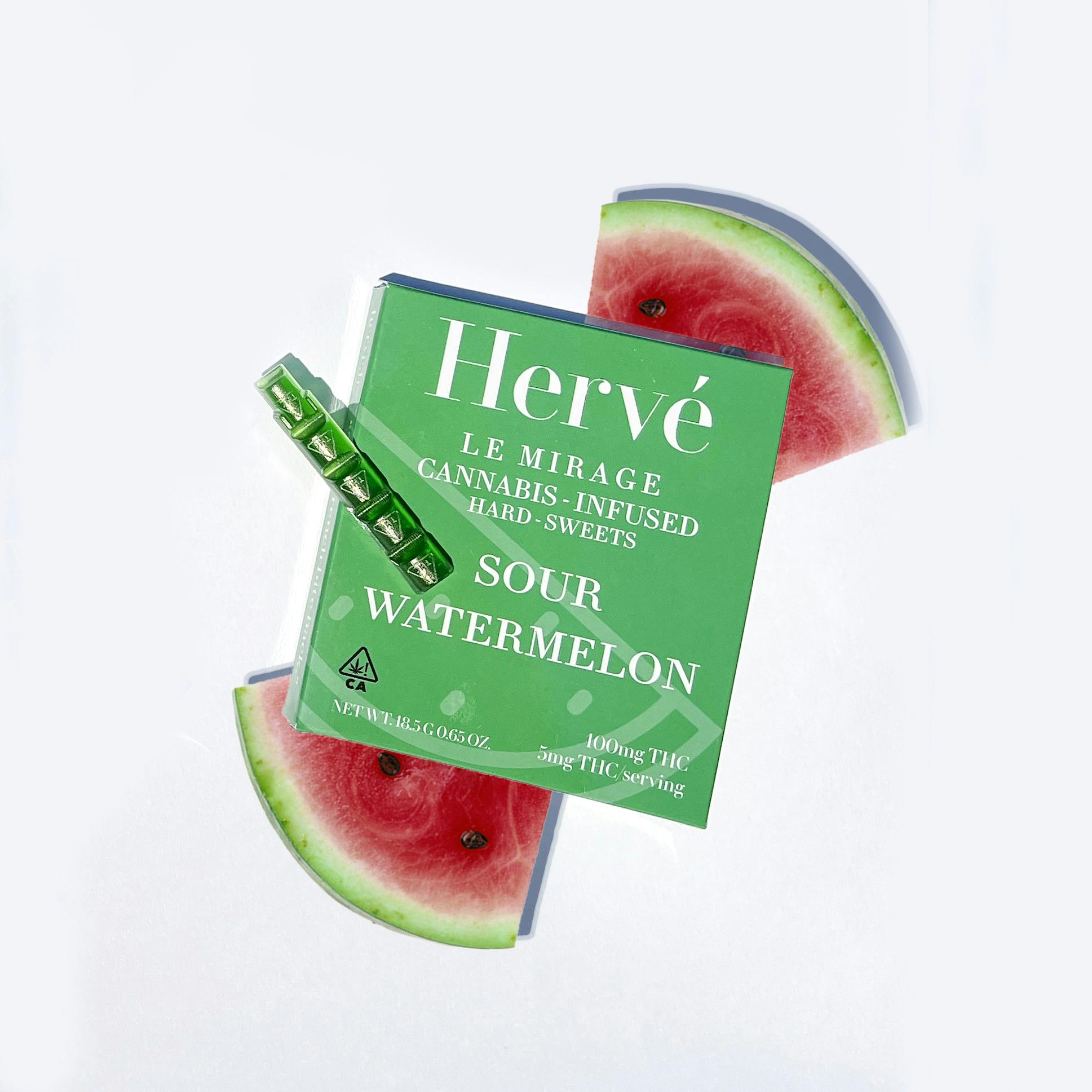 Sour Watermelon Mirage Hard Candy | Herve - image 2