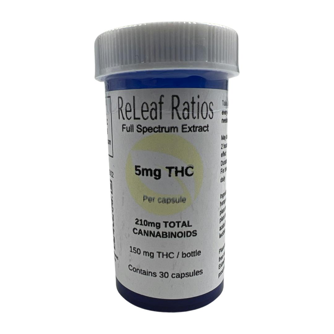 5mg THC Capsules (30 Per Bottle) - image 1