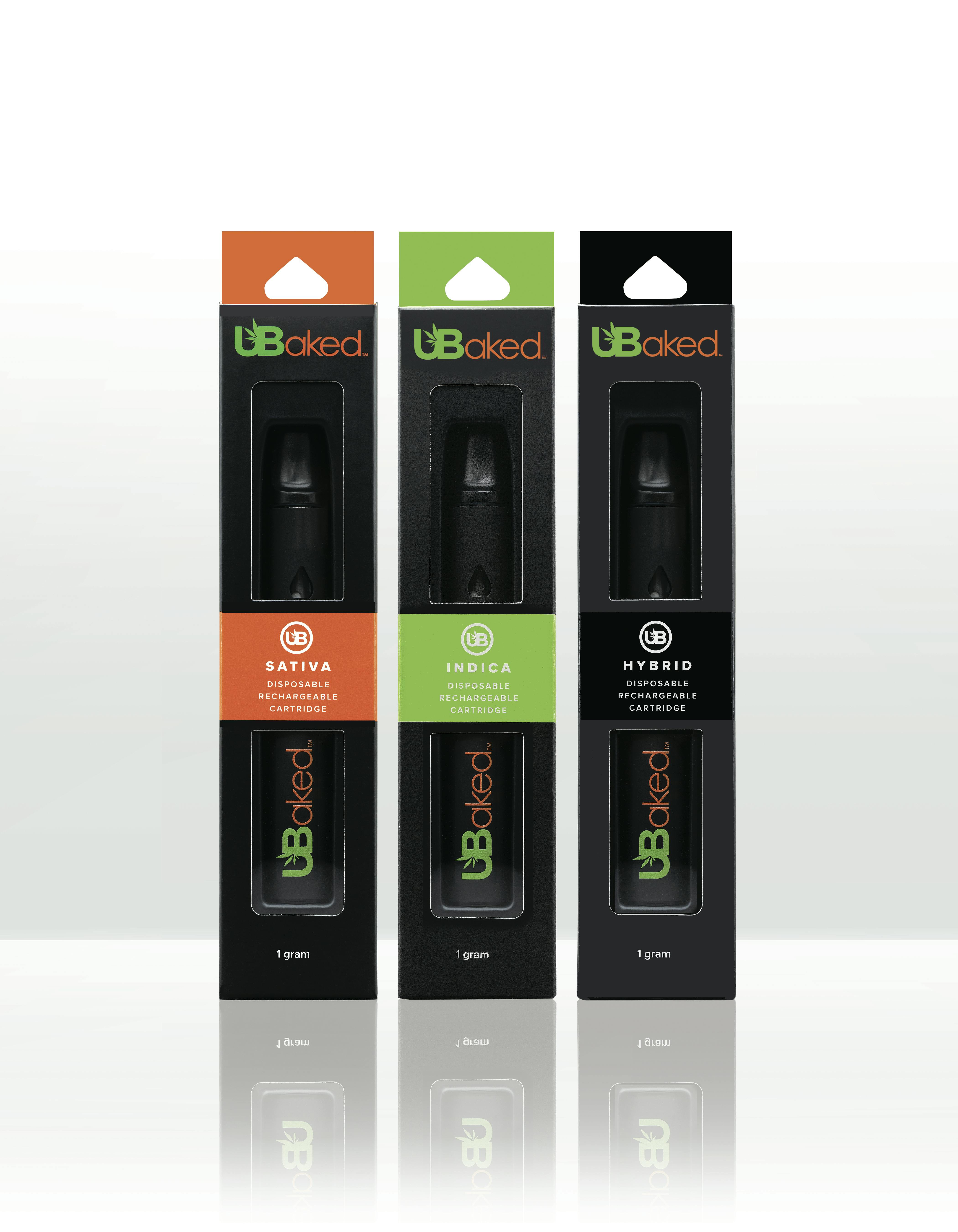 UBaked Disposable Rechargeable Vape Pen- Indica - image 1