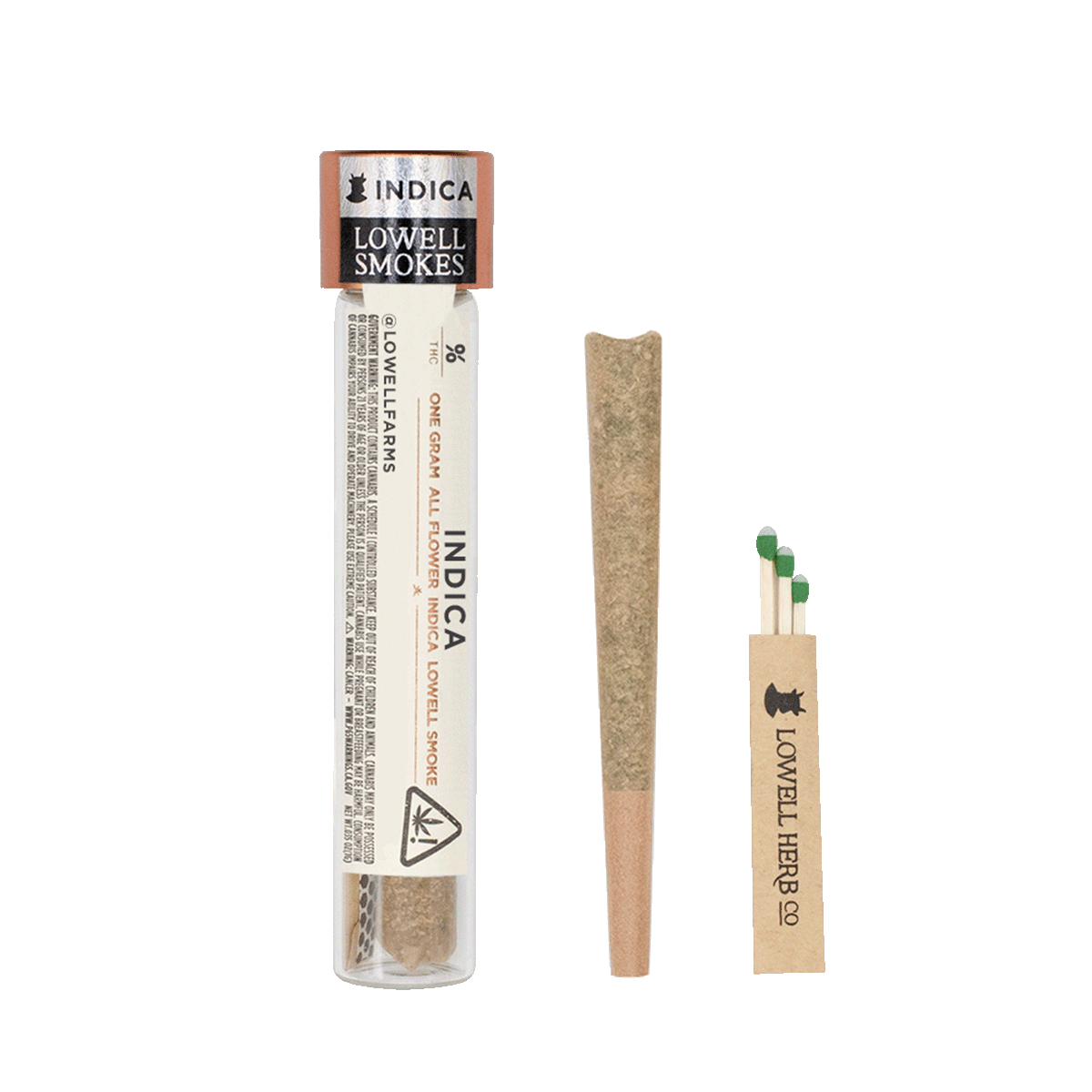 Lowell Smokes | 1g Pre-Roll | Pink Cookies Indica - image 1