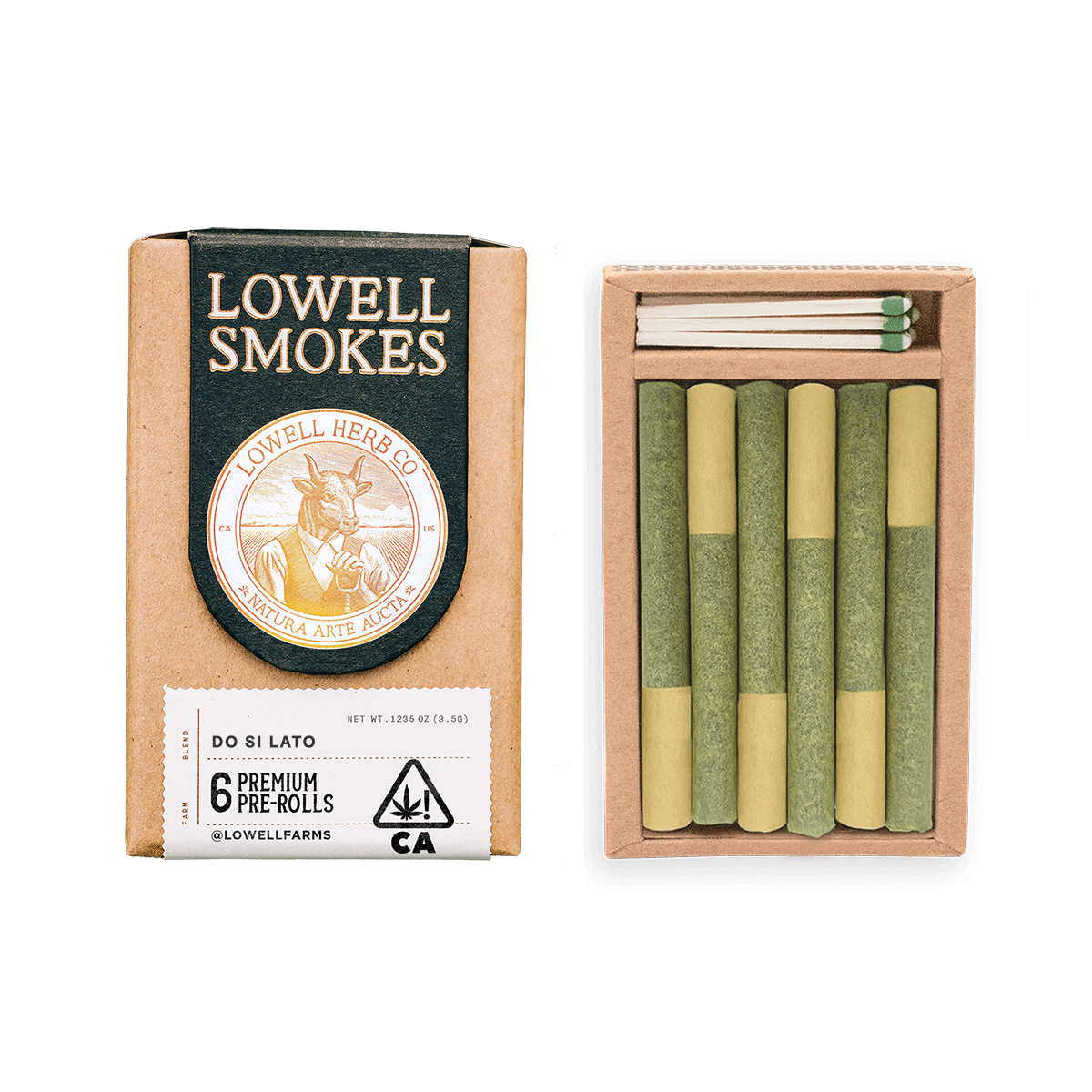 Lowell Smokes | 3.5g Single Strain Pre-Roll Pack | DoSiLatto - image 1