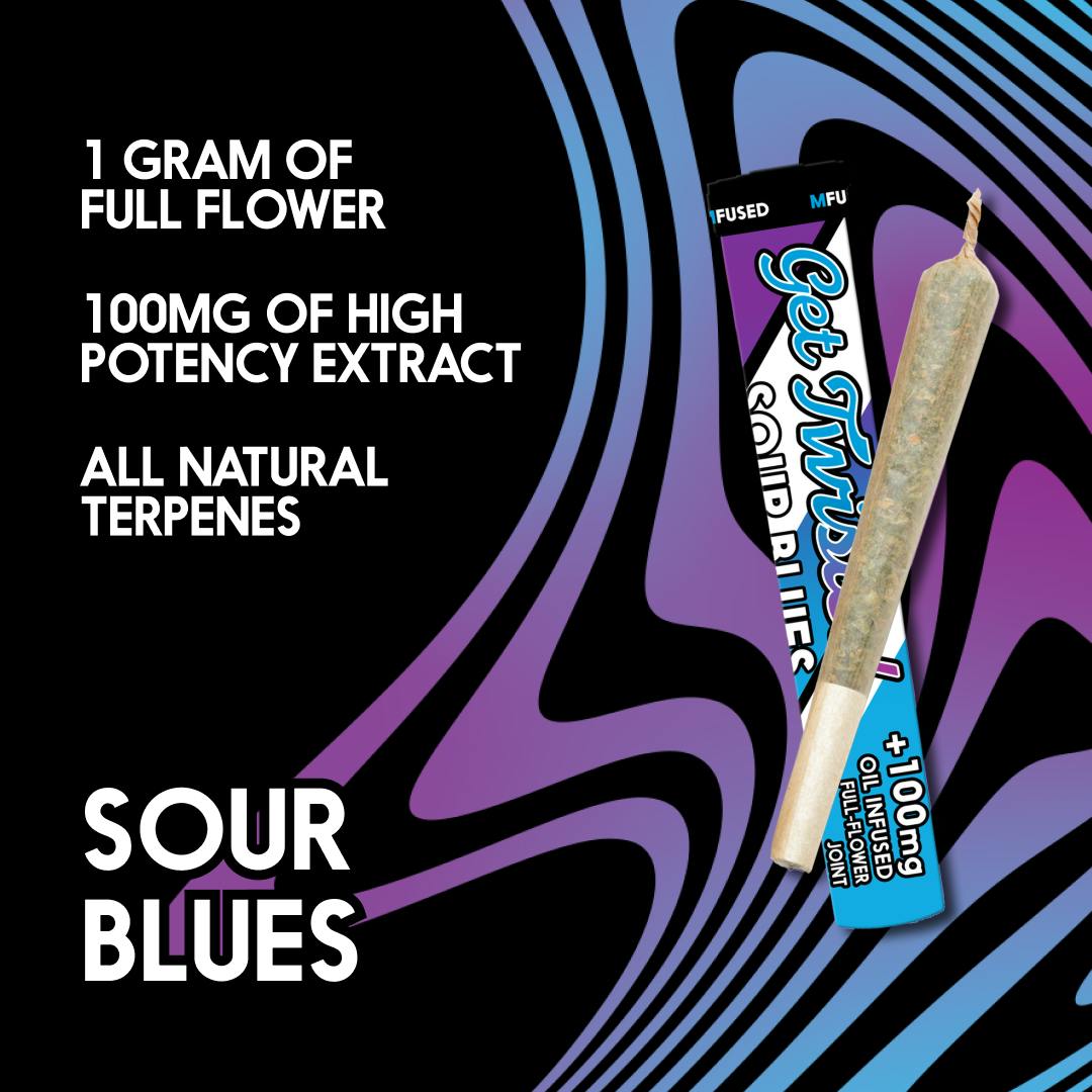 TWISTED Infused Pre-roll: Sour Blues - image 2