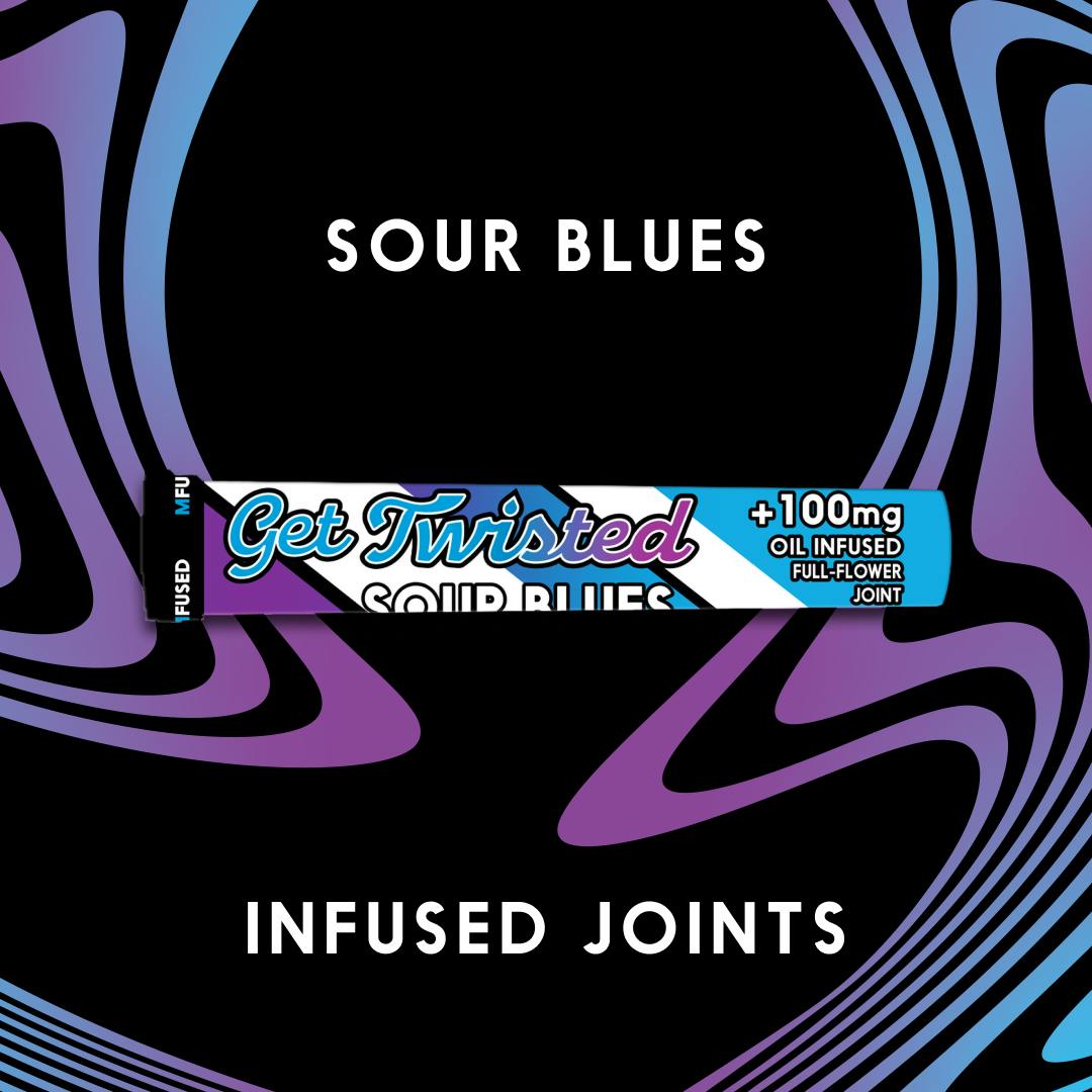 TWISTED Infused Pre-roll: Sour Blues - image 1