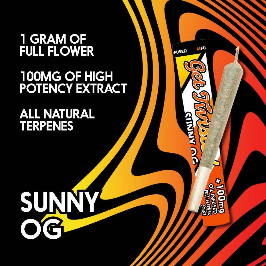 TWISTED Infused Pre-roll: Sunny OG - image 2