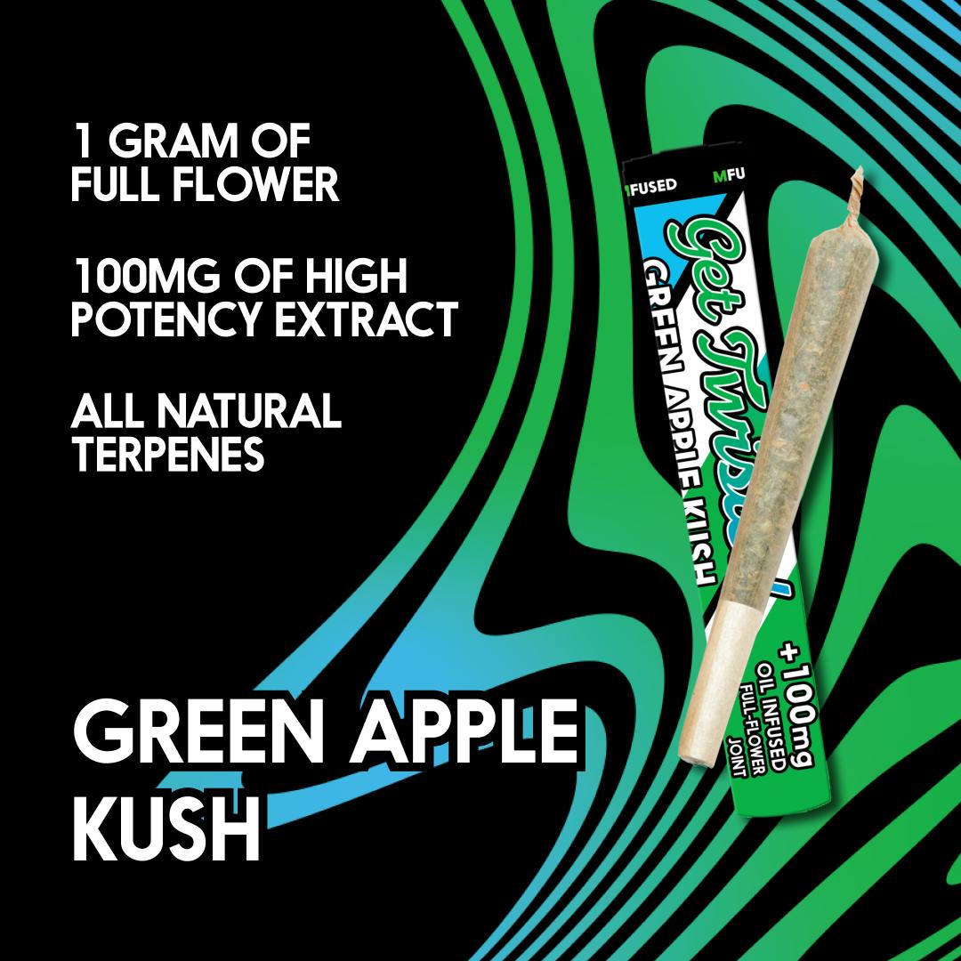 TWISTED Infused Pre-roll: Green Apple Kush - image 2