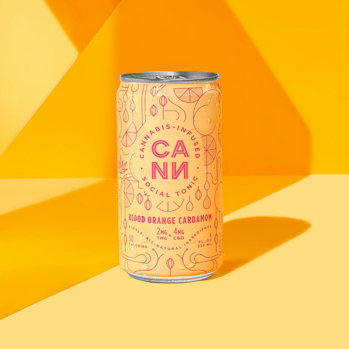 Blood Orange Cardamom Social Tonic (4pk) - image 1