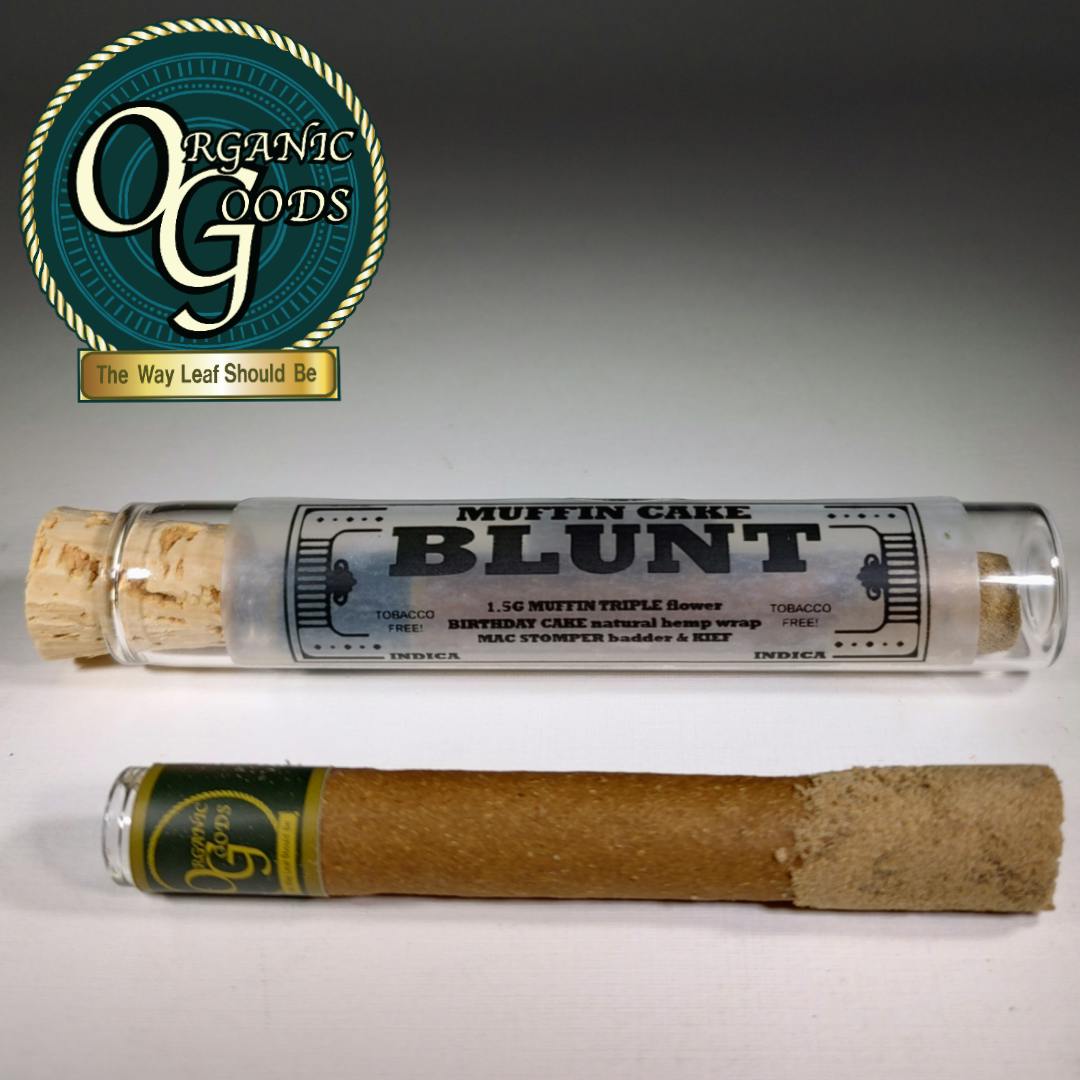 Muffin Cake TF Blunt Dipped with Badder & Kief 1.5g - image 1