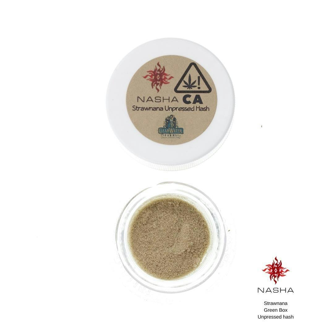 Strawnana Green Unpressed 1.2g Hash (Clear Water Farms) - image 1