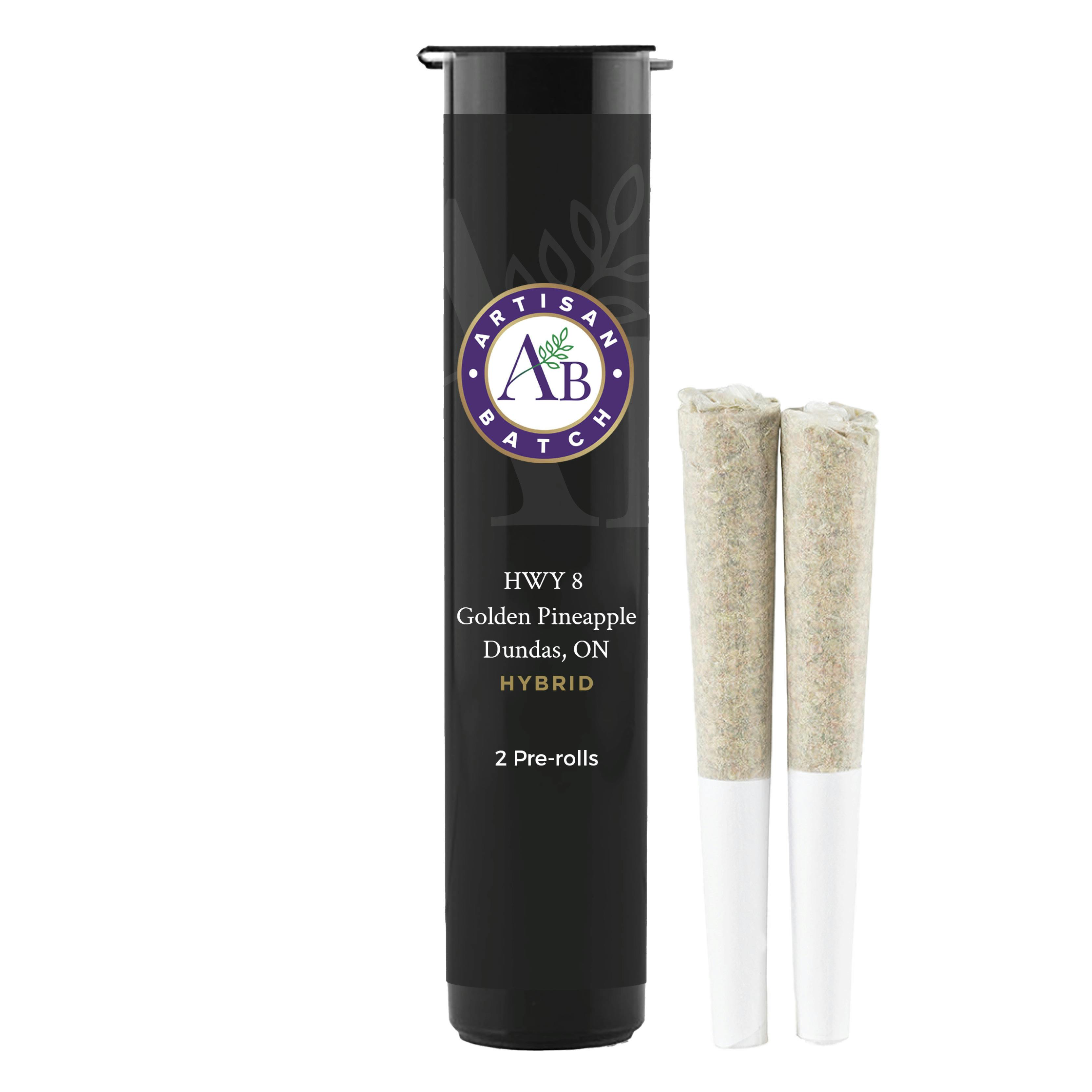 HWY 8 Golden Pineapple Pre-Rolls - 2 pack - image 1