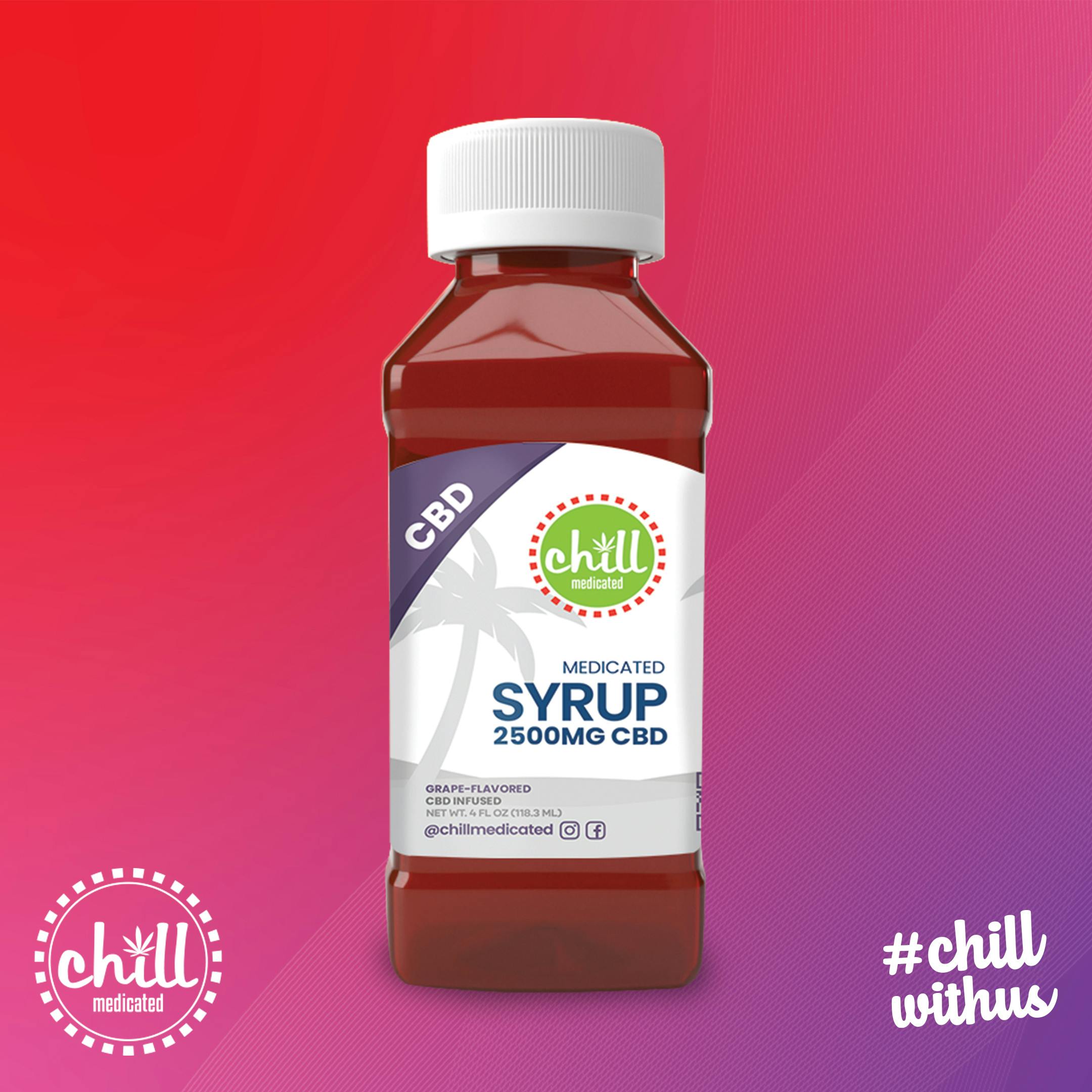 Grape | 2500MG CBD Syrup | Chill Medicated | REC - image 4
