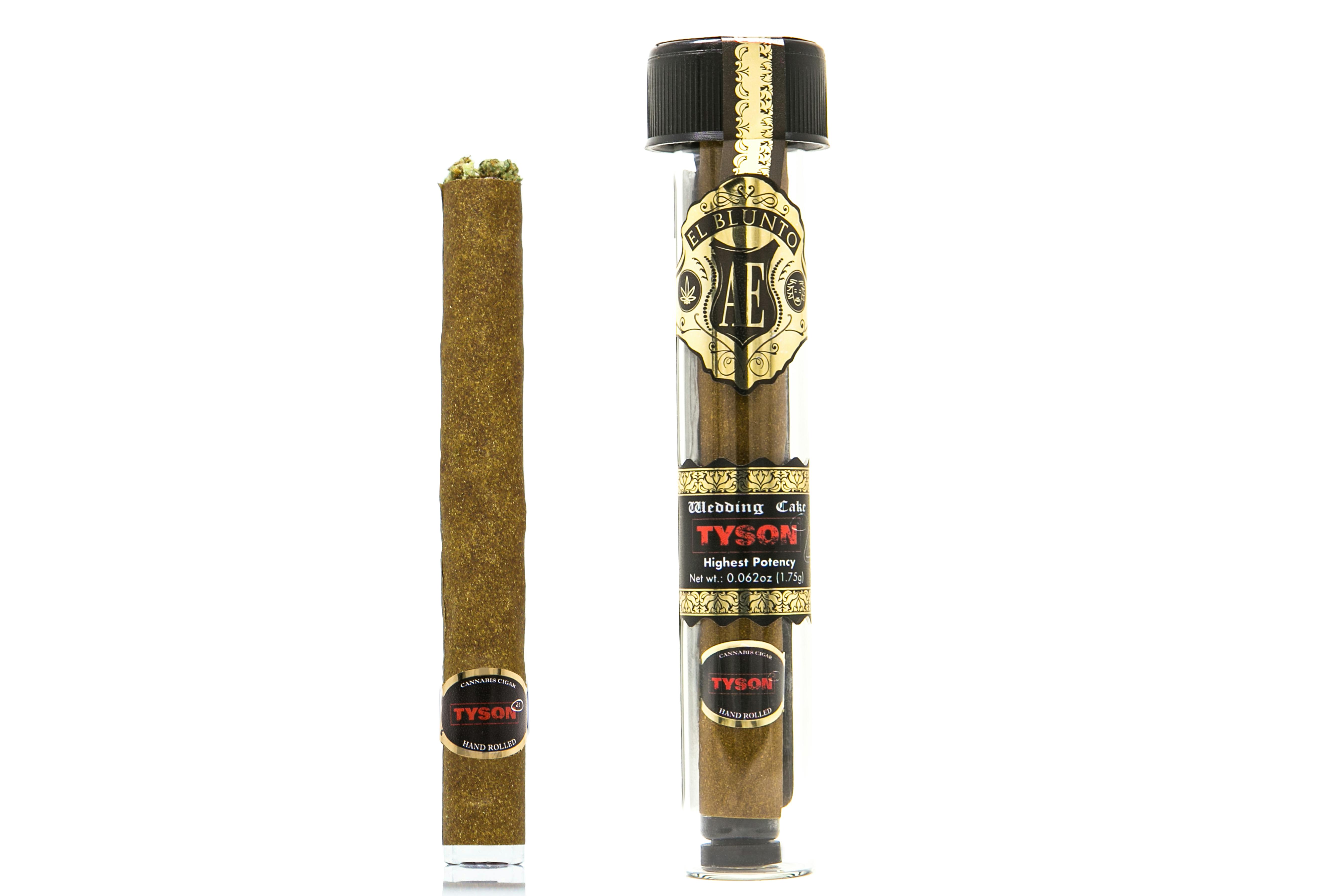 El Blunto x Tyson 2.0 - Wedding Cake - 1.75G Cannabis Cigar [Blunt] - image 1