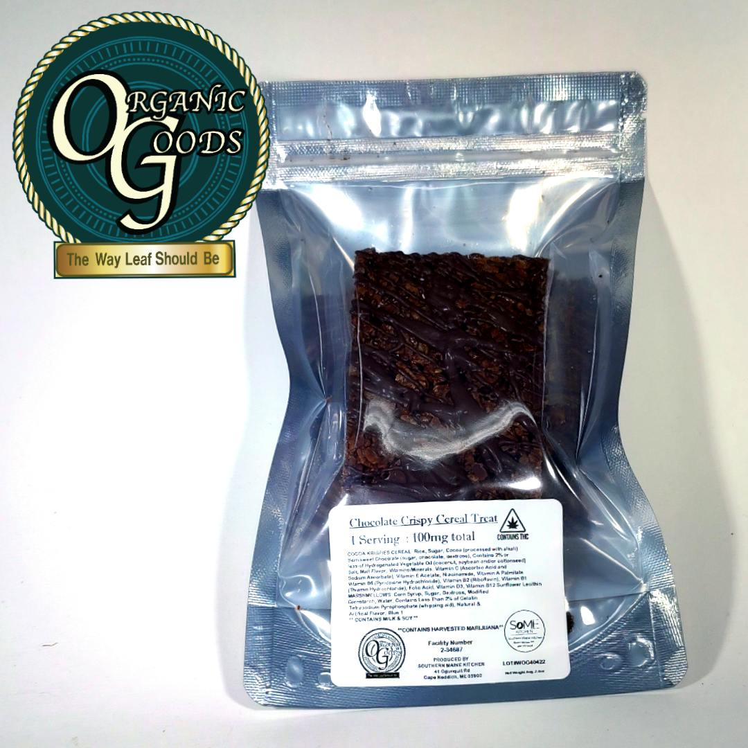 OG Chocolate Crispy Cereal Treat w/Hash Rosin & Premium Concentrate 100 MG - image 1