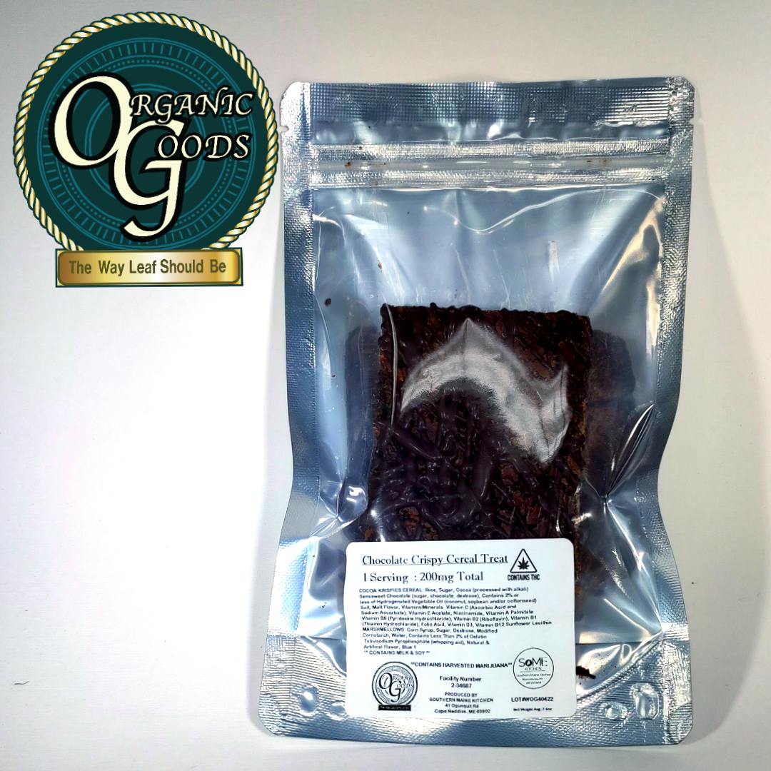 OG Chocolate Crispy Cereal Treat w/Hash Rosin & Premium Concentrate 200 MG - image 1