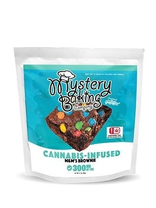 Cannabis Brownie - m&m 300mg - image 1